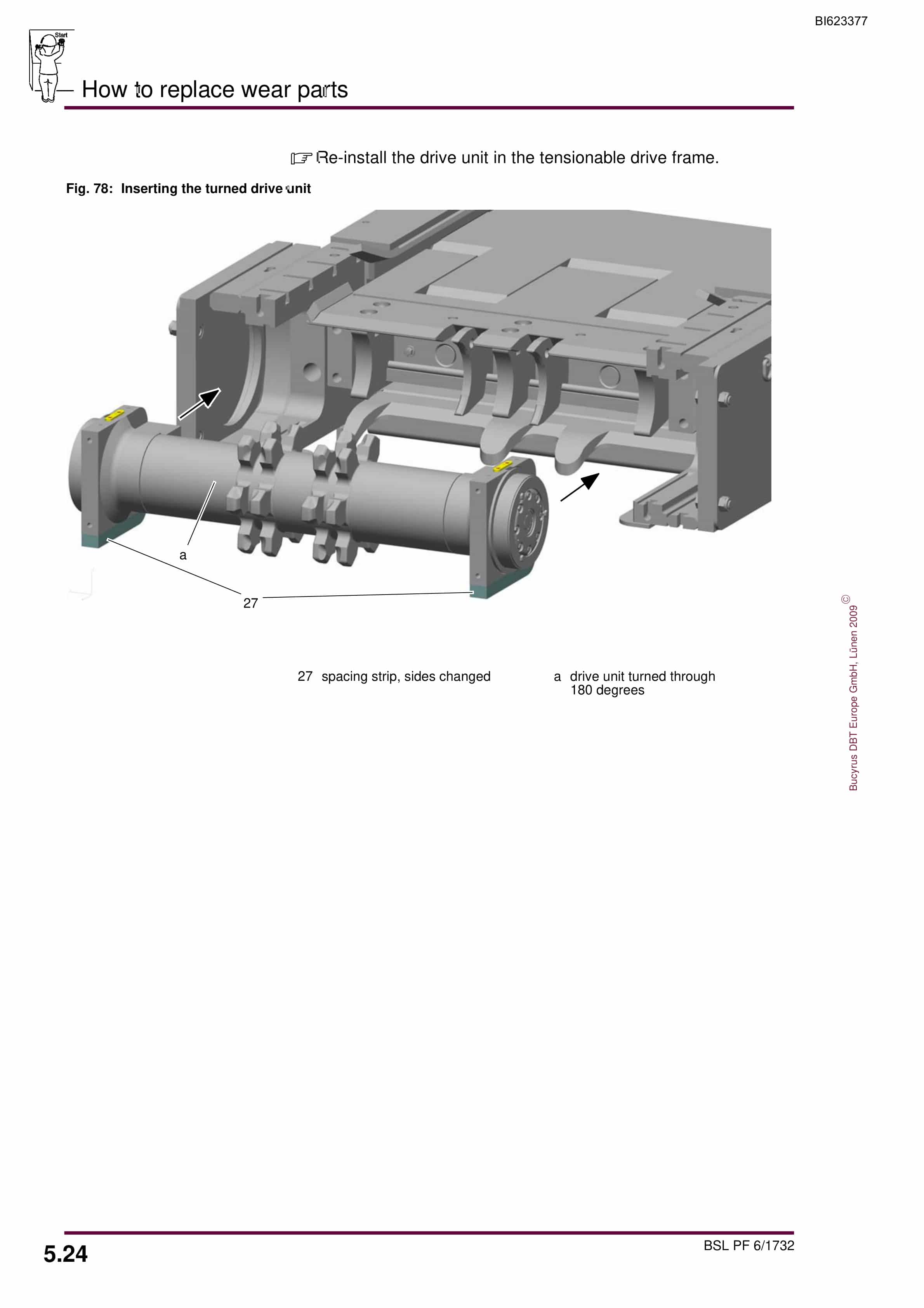 Bucyrus BSL PF 6-1732 Operating Manual BI623377-5