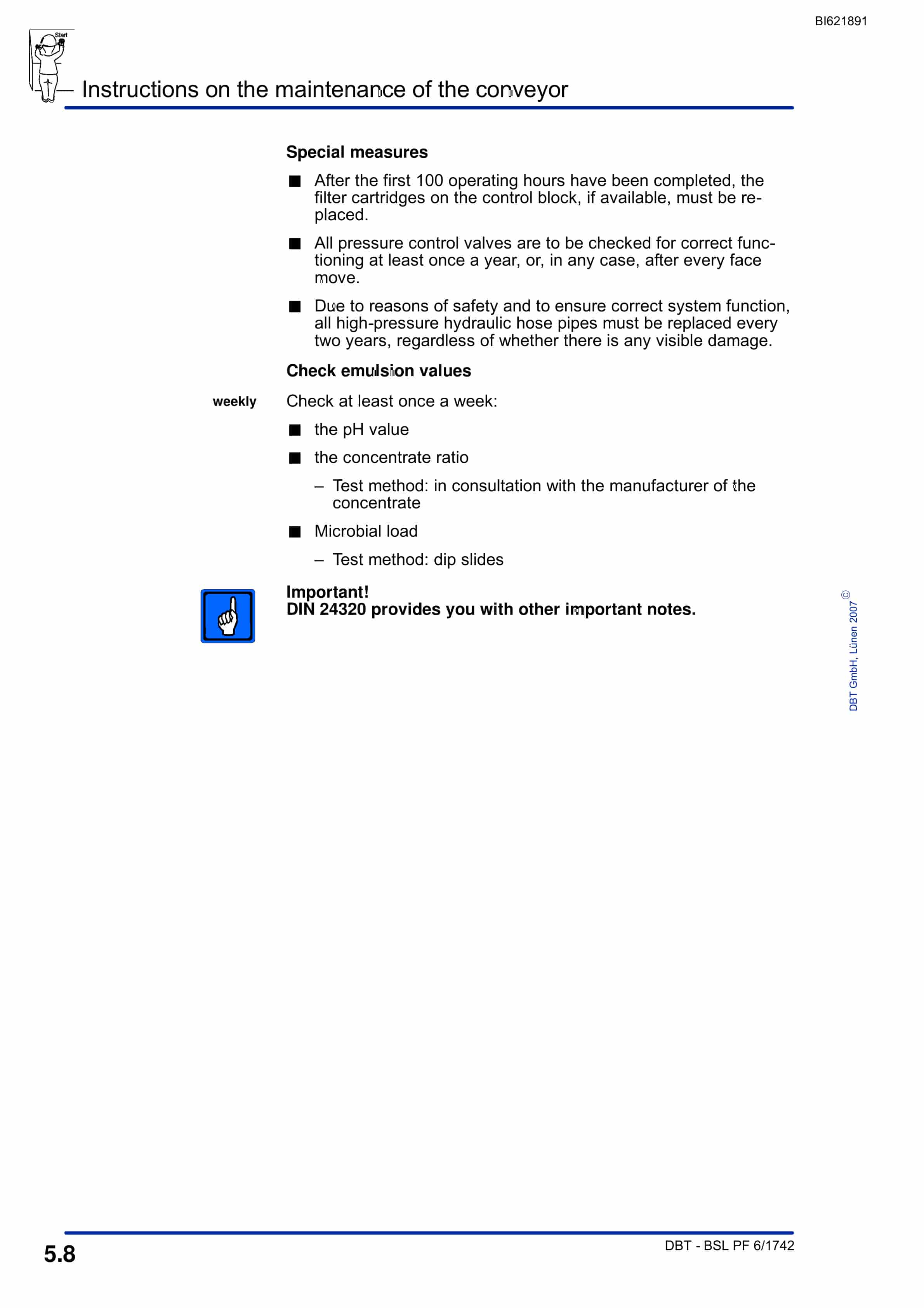 Bucyrus BSL PF 6-1742 Technical Manual BI621891-4