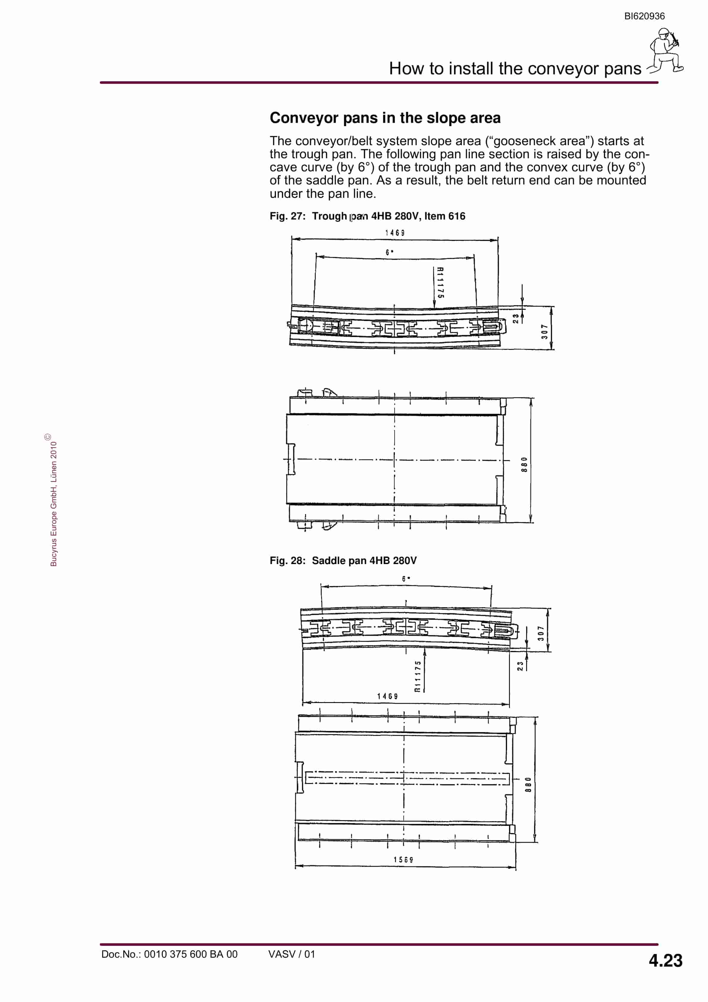 Bucyrus BSL PF280V-880 Operating Manual BI620936-2