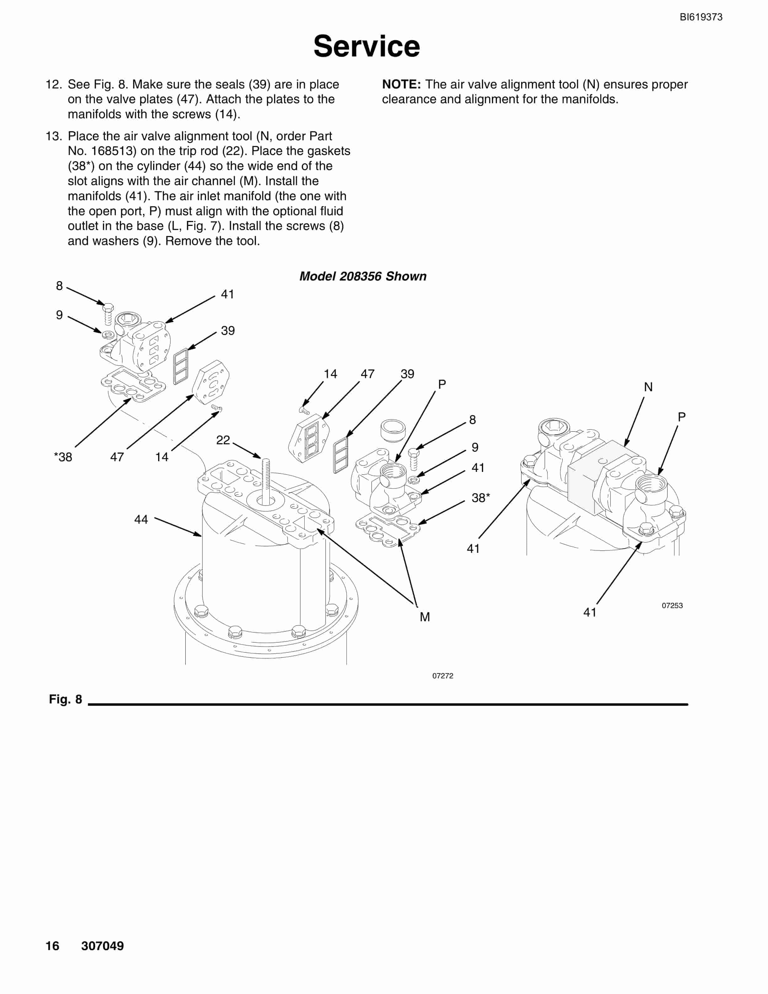 Bucyrus Bulldog Air Motor Technical Manual BI619373-4