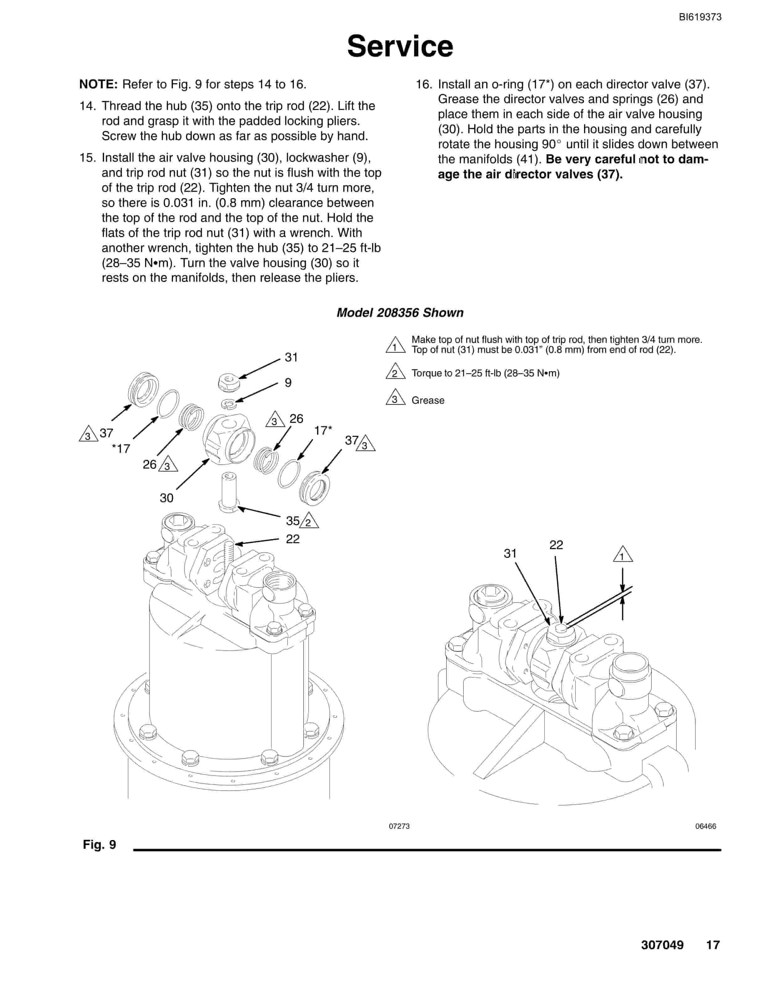 Bucyrus Bulldog Air Motor Technical Manual BI619373-5