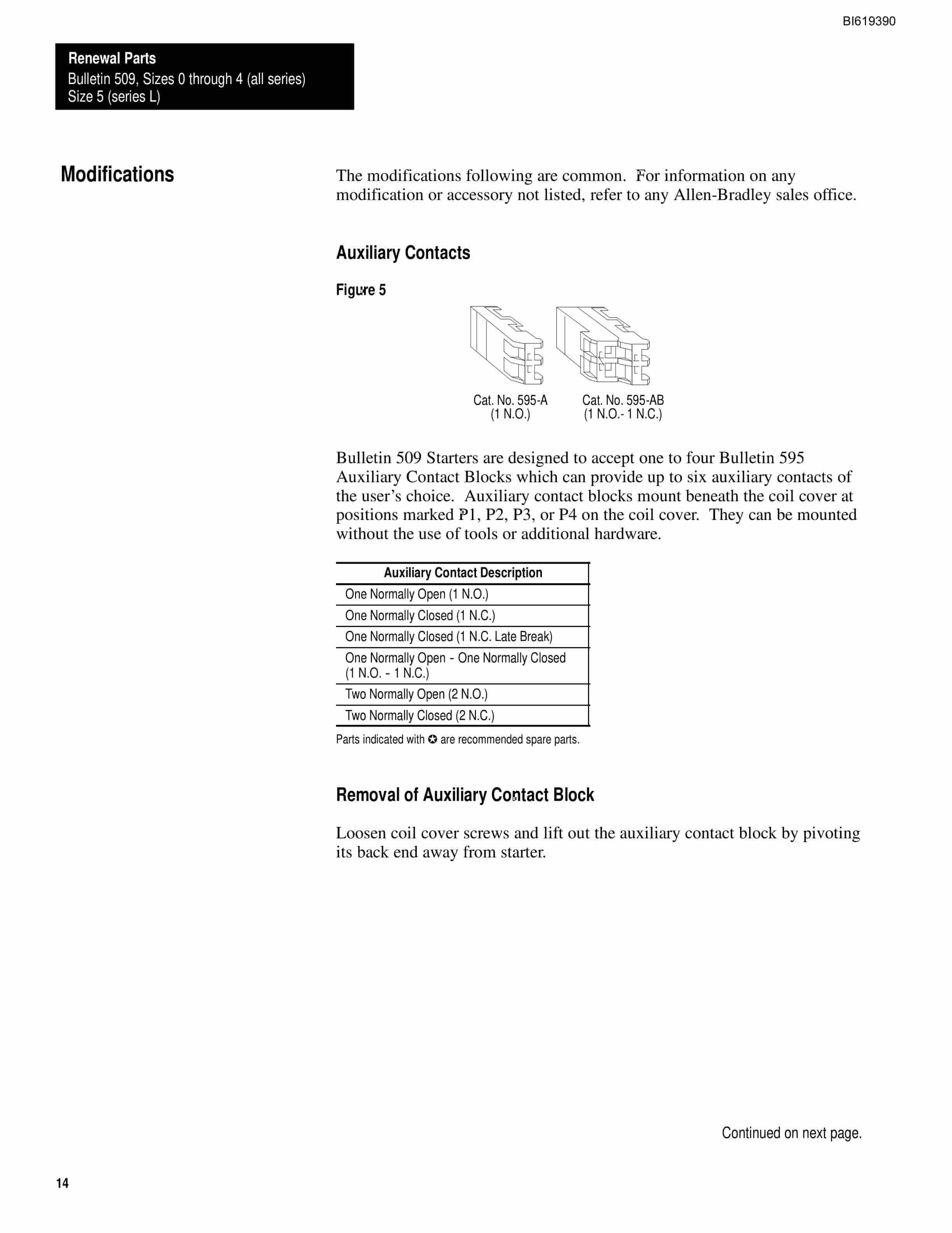 Bucyrus Bulletin 509 3-Phase Full Voltage Parts Catalog BI619390 3 Bucyrus Bulletin 509 3-Phase Full Voltage Parts Catalog BI619390 - Image 3