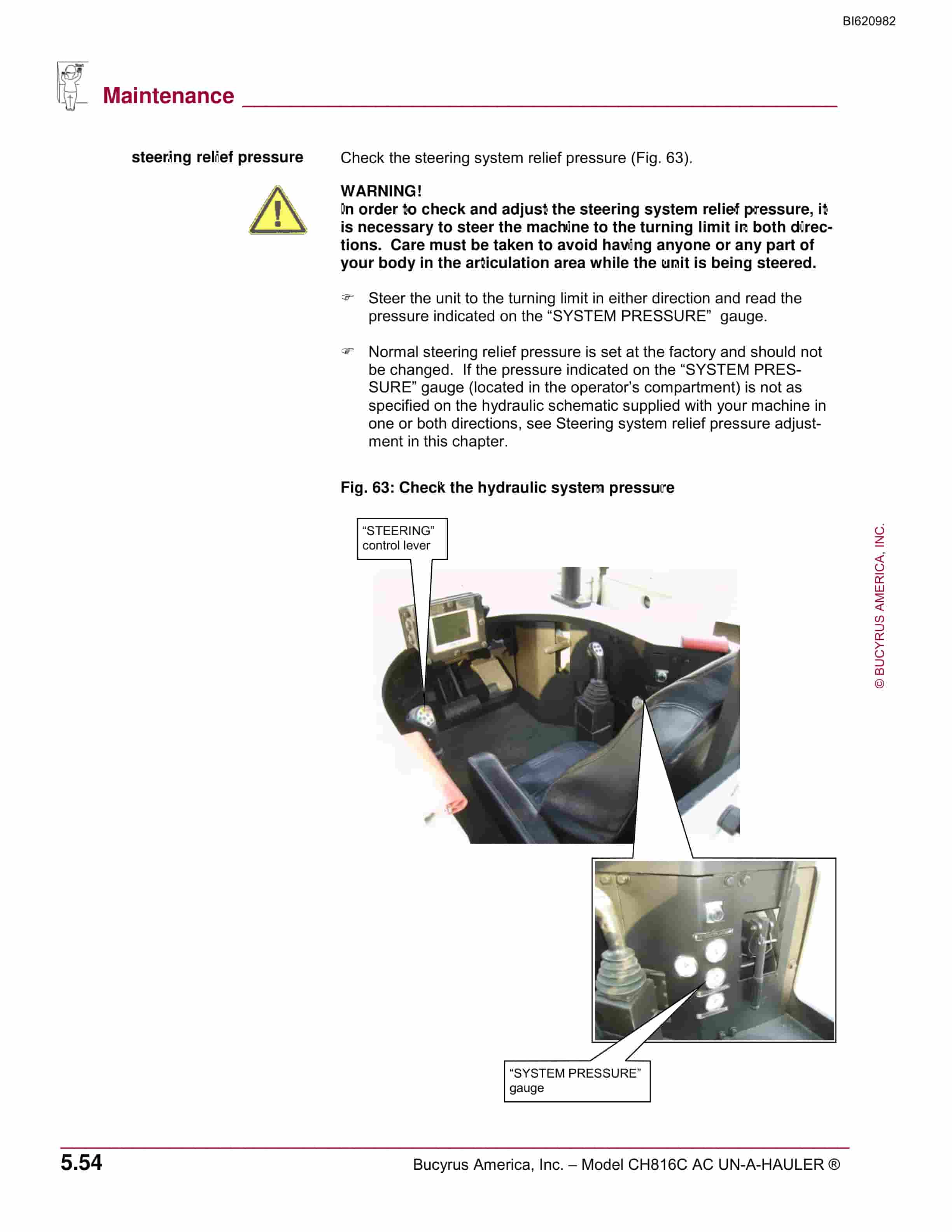 Bucyrus CH816C AC UN-A-HAULER Operation Manual BI620982-2