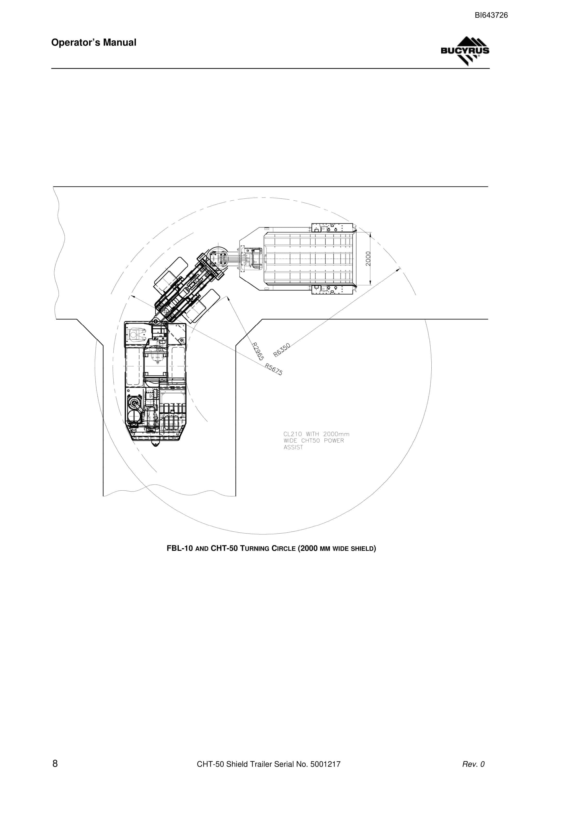 Bucyrus CHT-50 Shield Trailer Service And Operators Manual BI643726-4