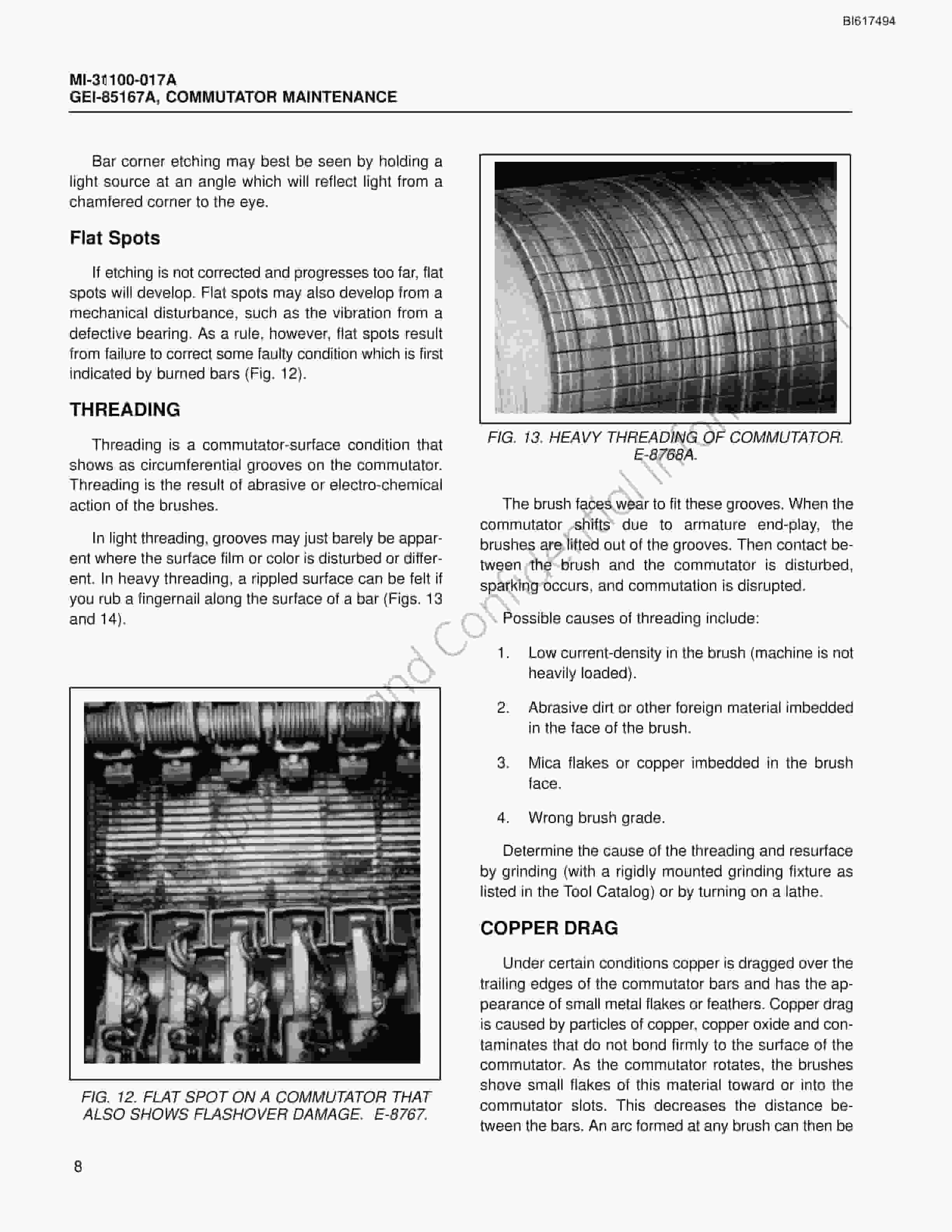 Bucyrus Commutator Maintenance Technical Manual BI617494 2 Bucyrus Commutator Maintenance Technical Manual BI617494 - Image 2