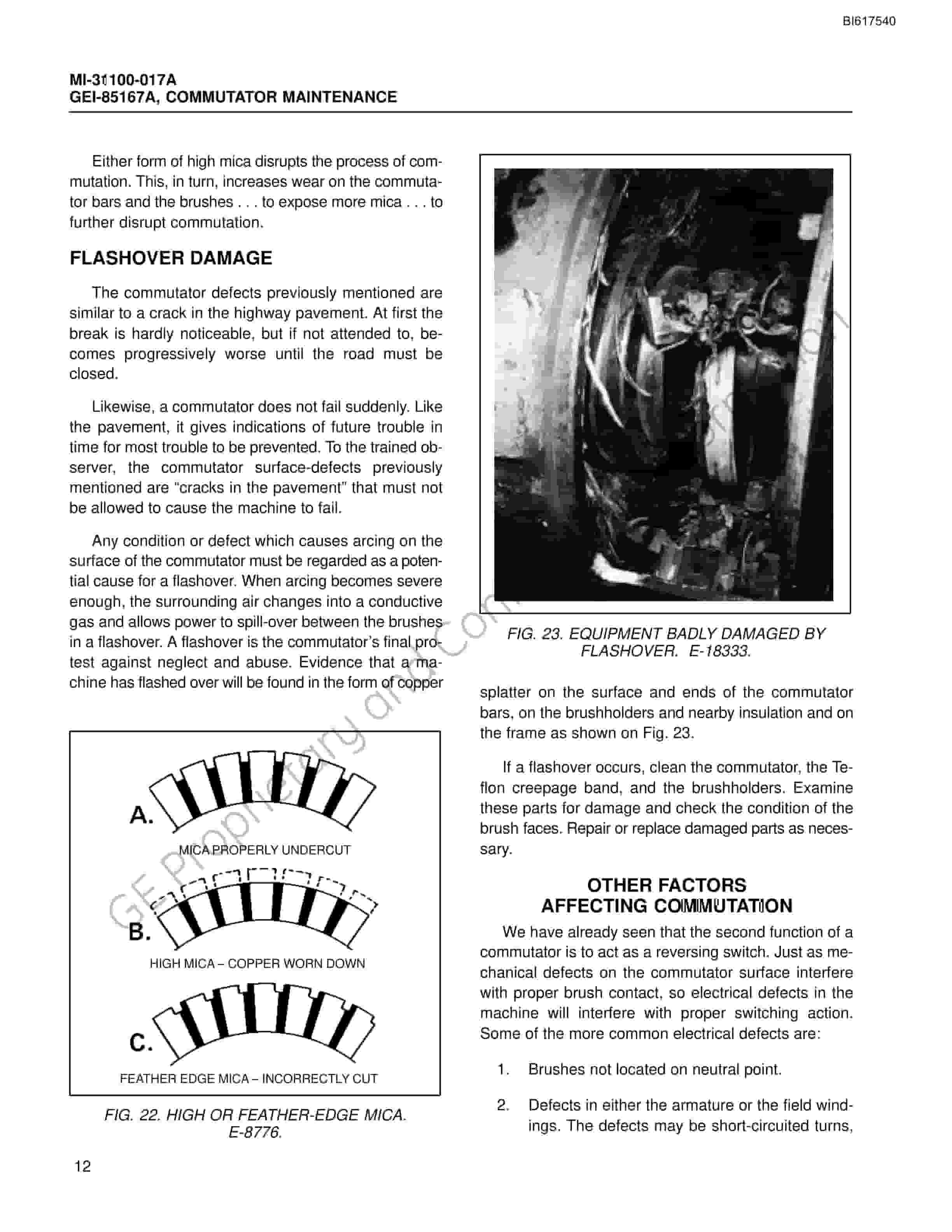 Bucyrus Commutator Maintenance Technical Manual BI617540 3 Bucyrus Commutator Maintenance Technical Manual BI617540 - Image 3