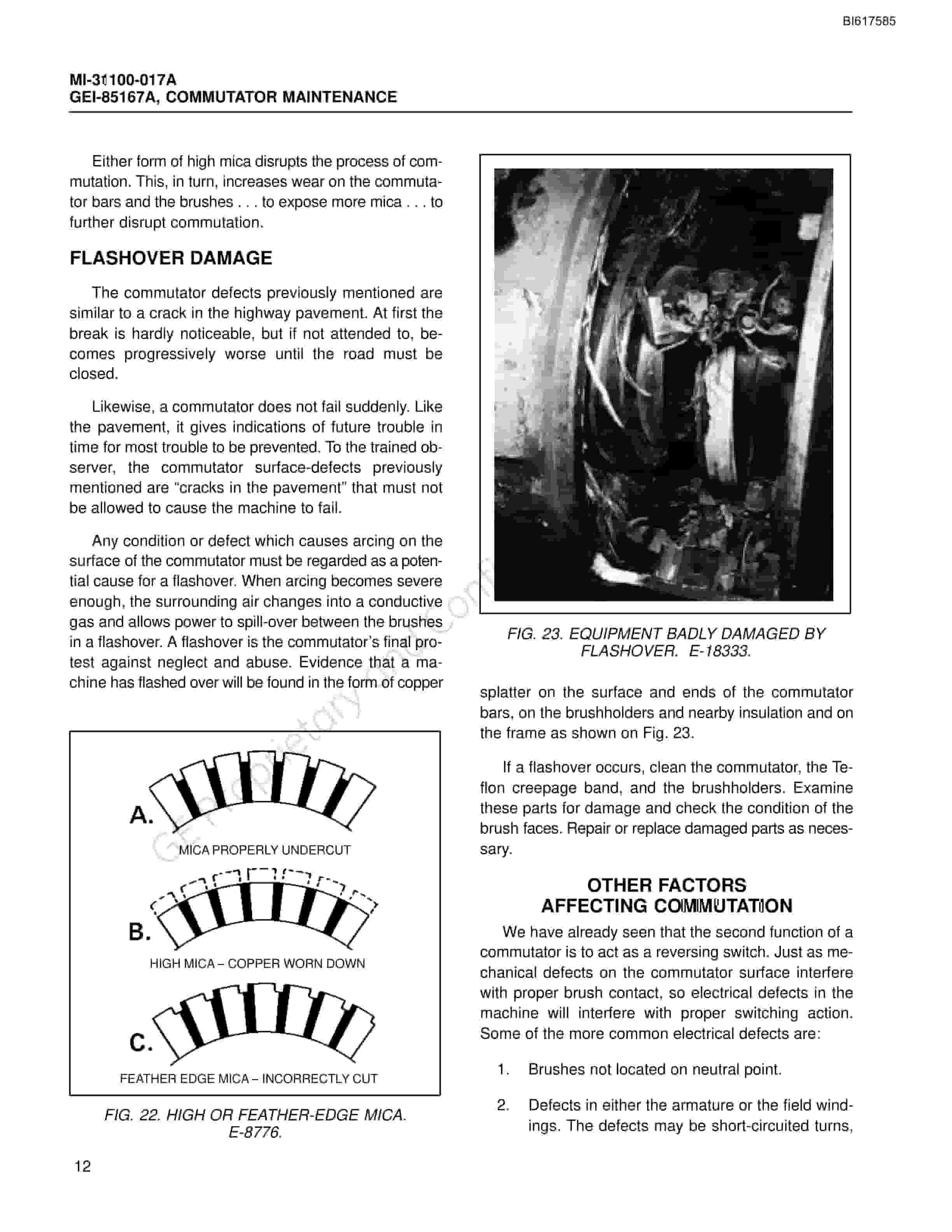 Bucyrus Commutator Maintenance Technical Manual BI617585 3 Bucyrus Commutator Maintenance Technical Manual BI617585 - Image 3