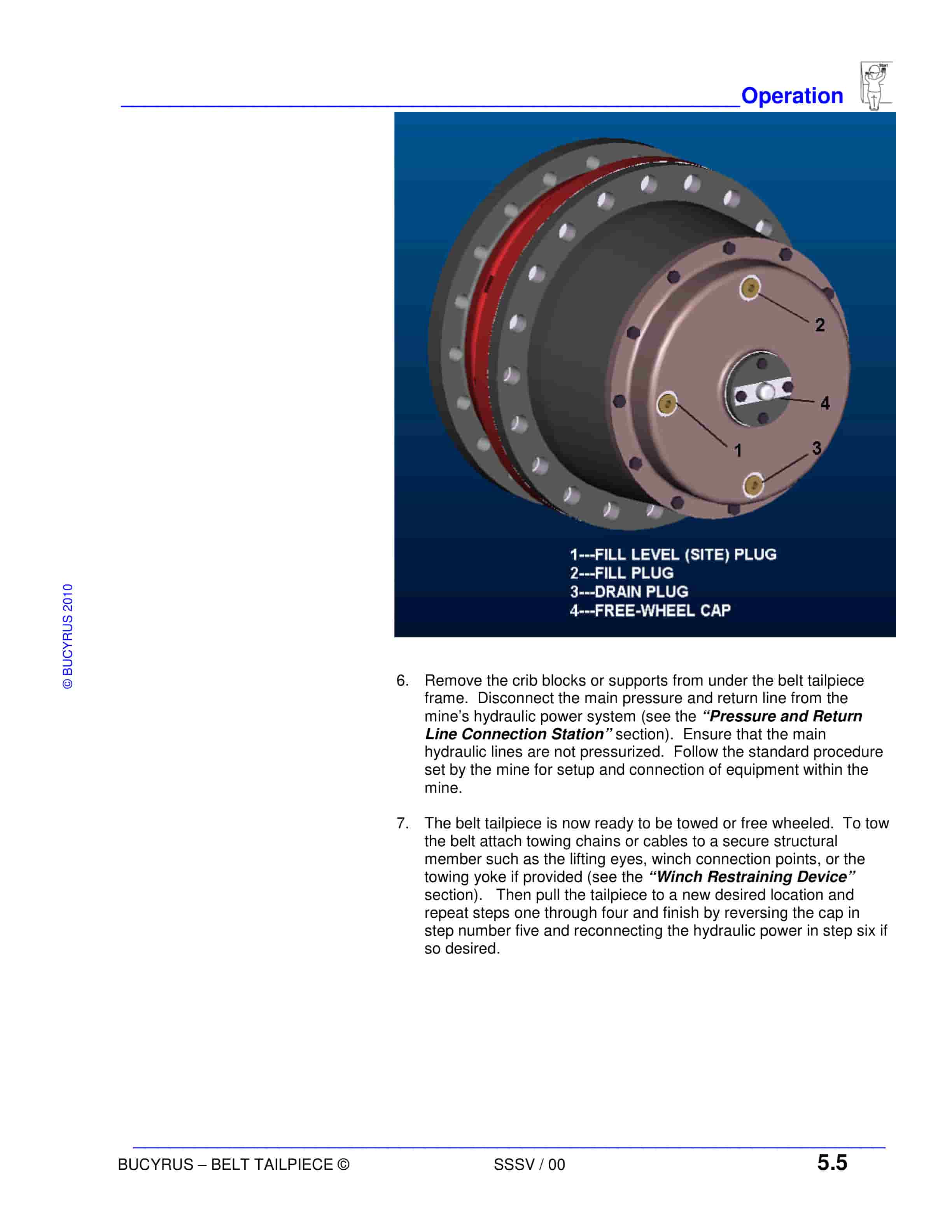 Bucyrus Crawler Mounted Belt Tailpiece Operation Manual-5