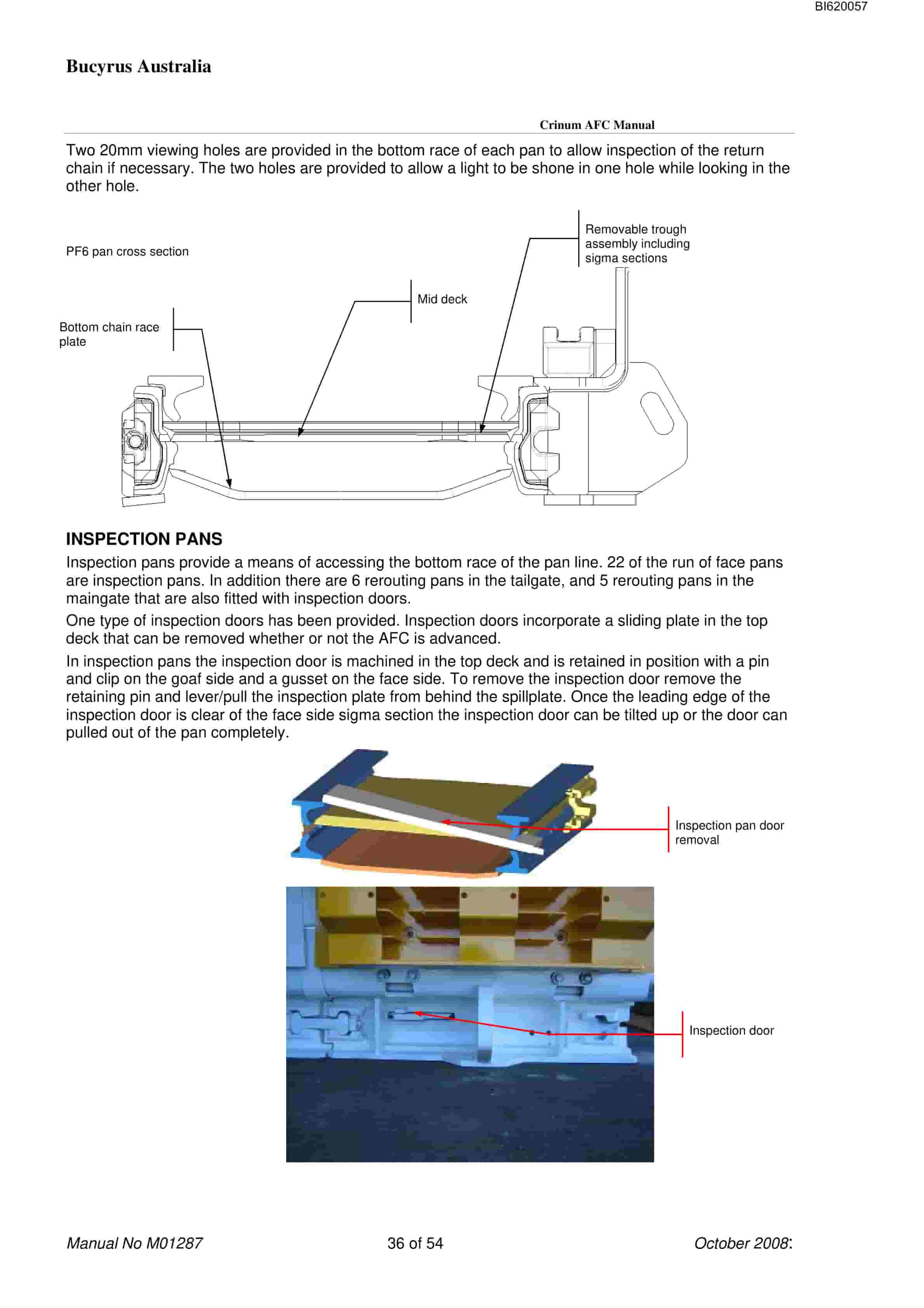 Bucyrus Crinum AFC Manual Set 2 Technical Manual BI620057-3