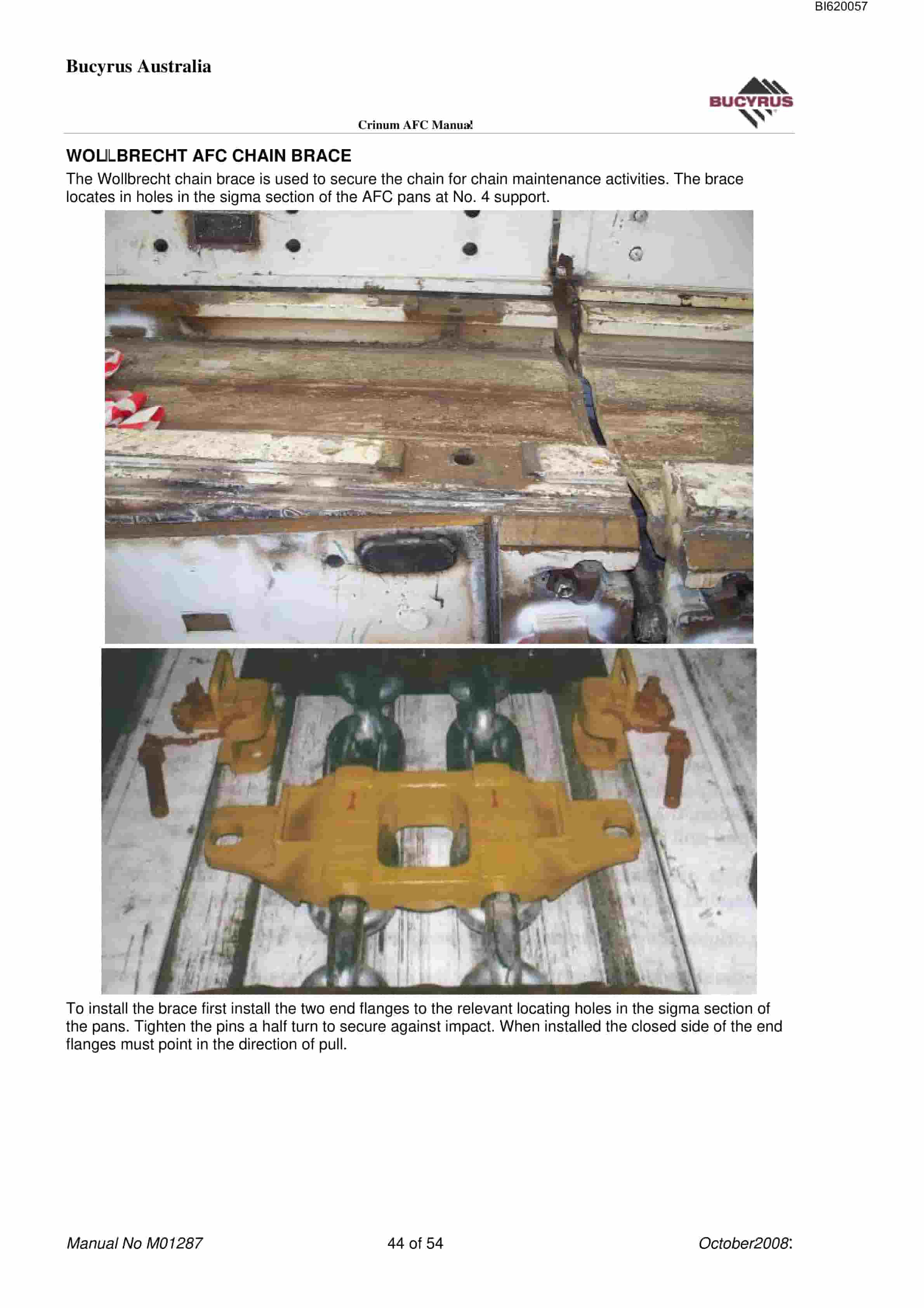 Bucyrus Crinum AFC Manual Set 2 Technical Manual BI620057-5