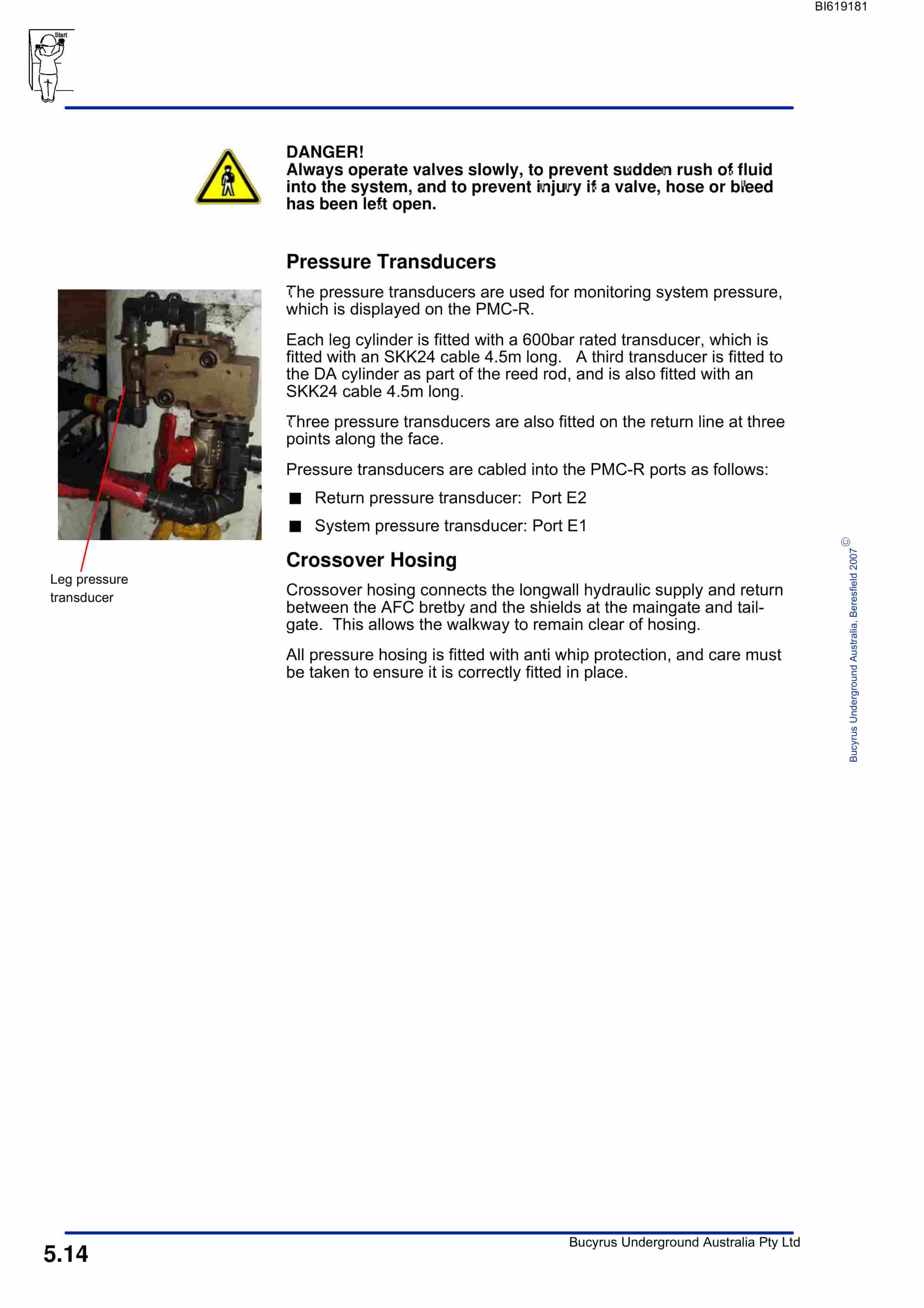 Bucyrus Crinum Shields Technical Manual BI619181-2