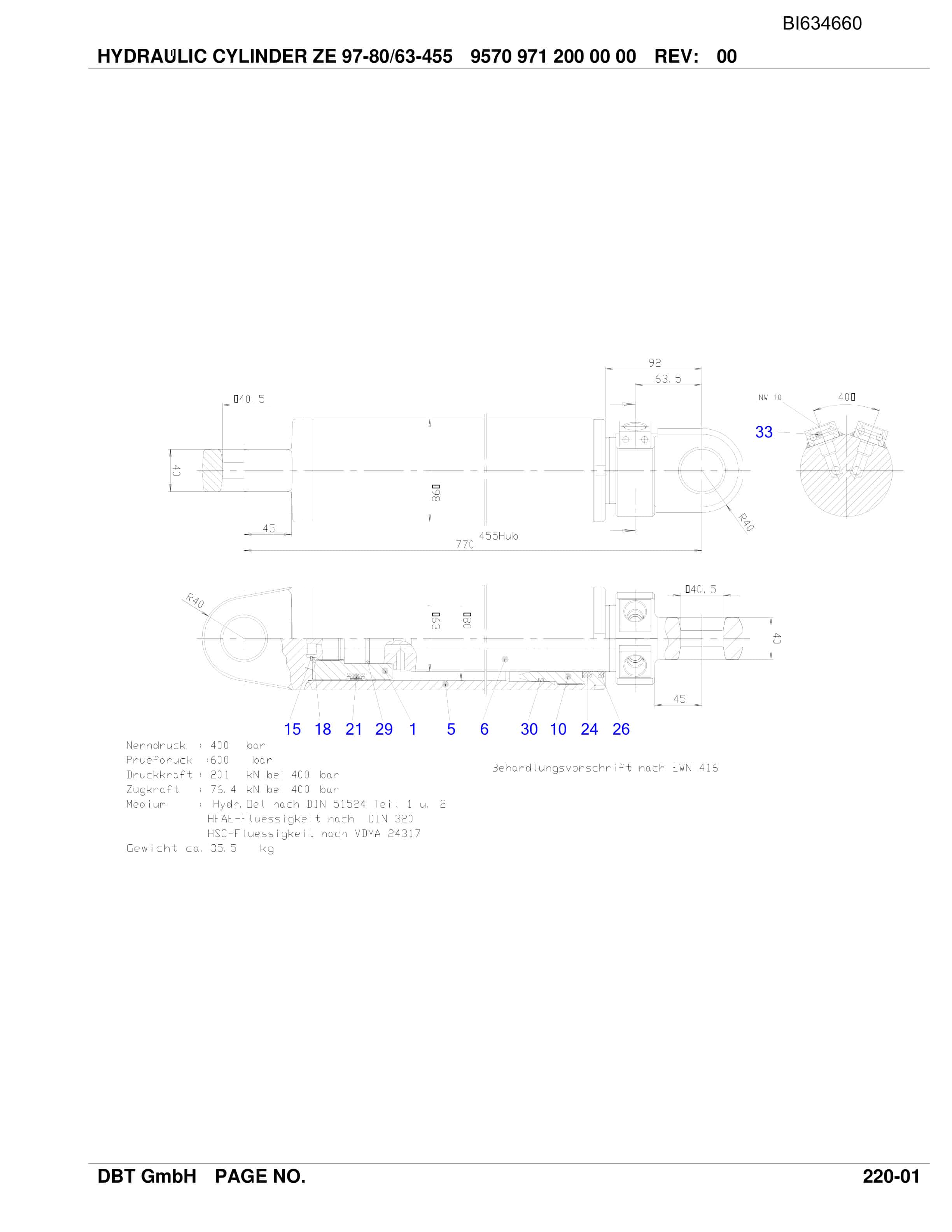 Bucyrus DATONG GH-AFC PF 3-822 Parts Catalog BI634660-2