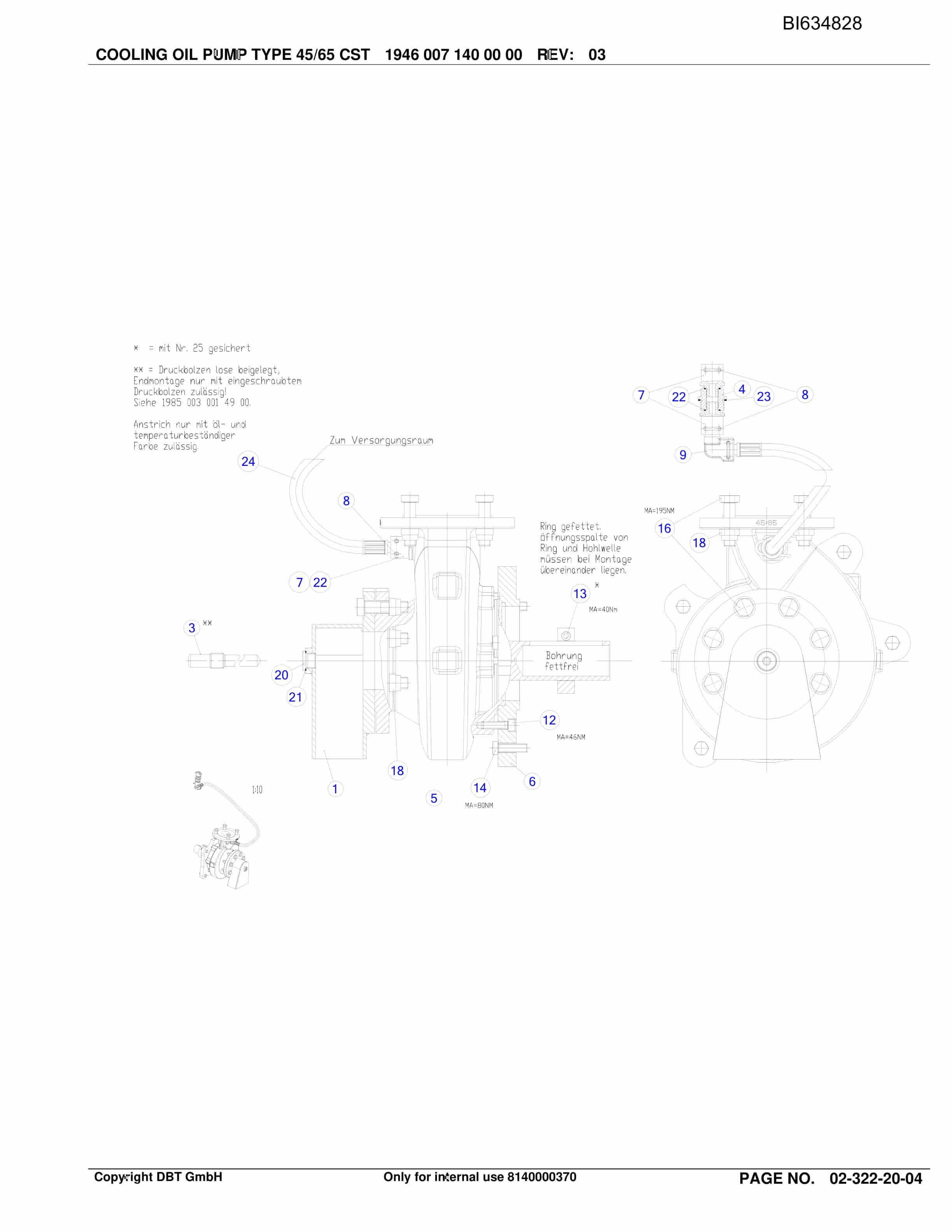 Bucyrus DATONG-TASHAN II, SH-AFC PF 6-1142 Parts Catalog BI634828-3