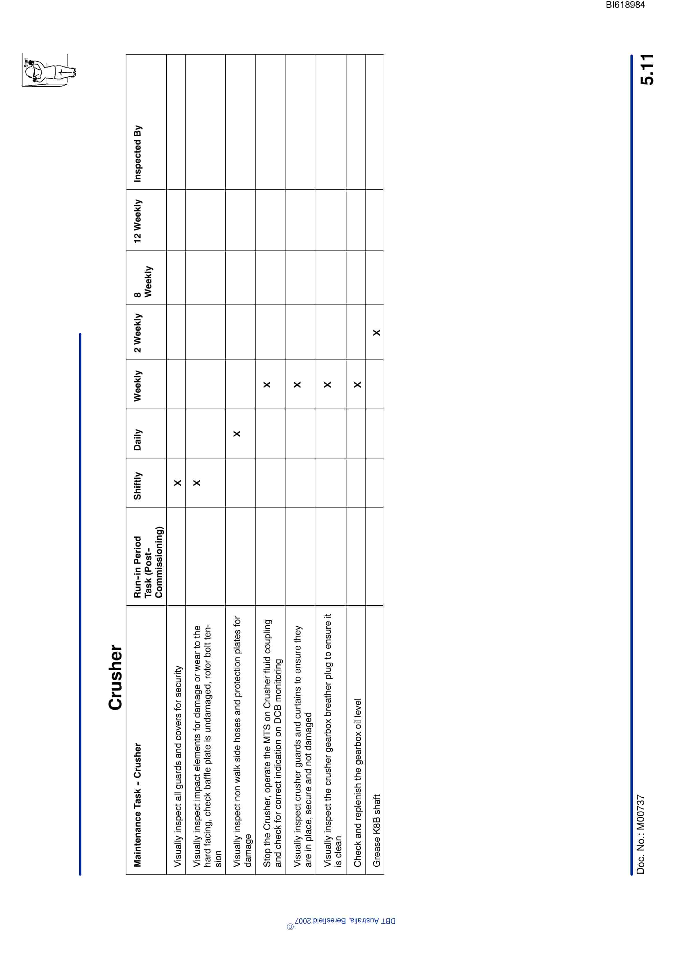 Bucyrus DBT - Broadmeadow Matrix Technical Manual BI618984-5