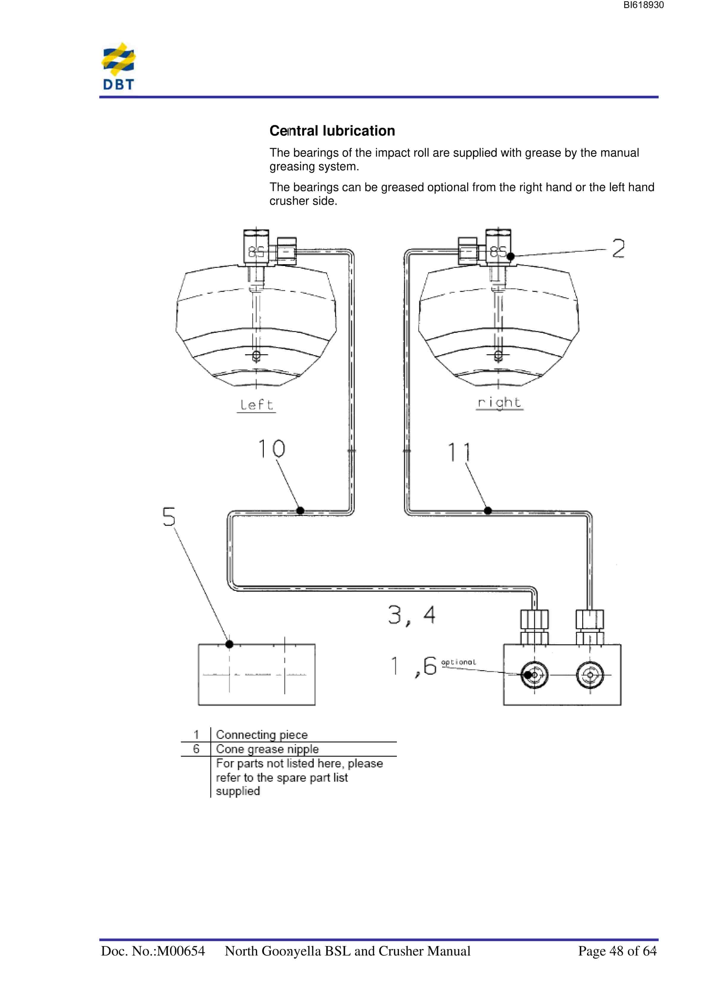 Bucyrus DBT North Goonyella BSL And Crusher Technical Manual BI618930 4 Bucyrus DBT North Goonyella BSL And Crusher Technical Manual BI618930 - Image 4