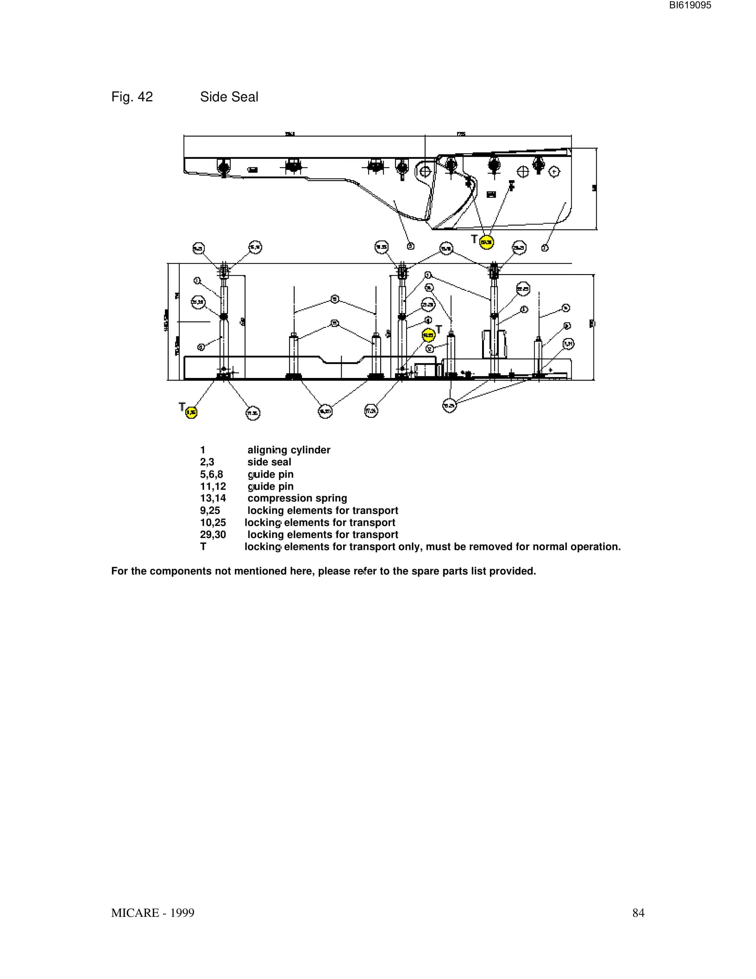 Bucyrus DBT - Shield Support 120-270, 105-240 Technical Manual BI619095-4