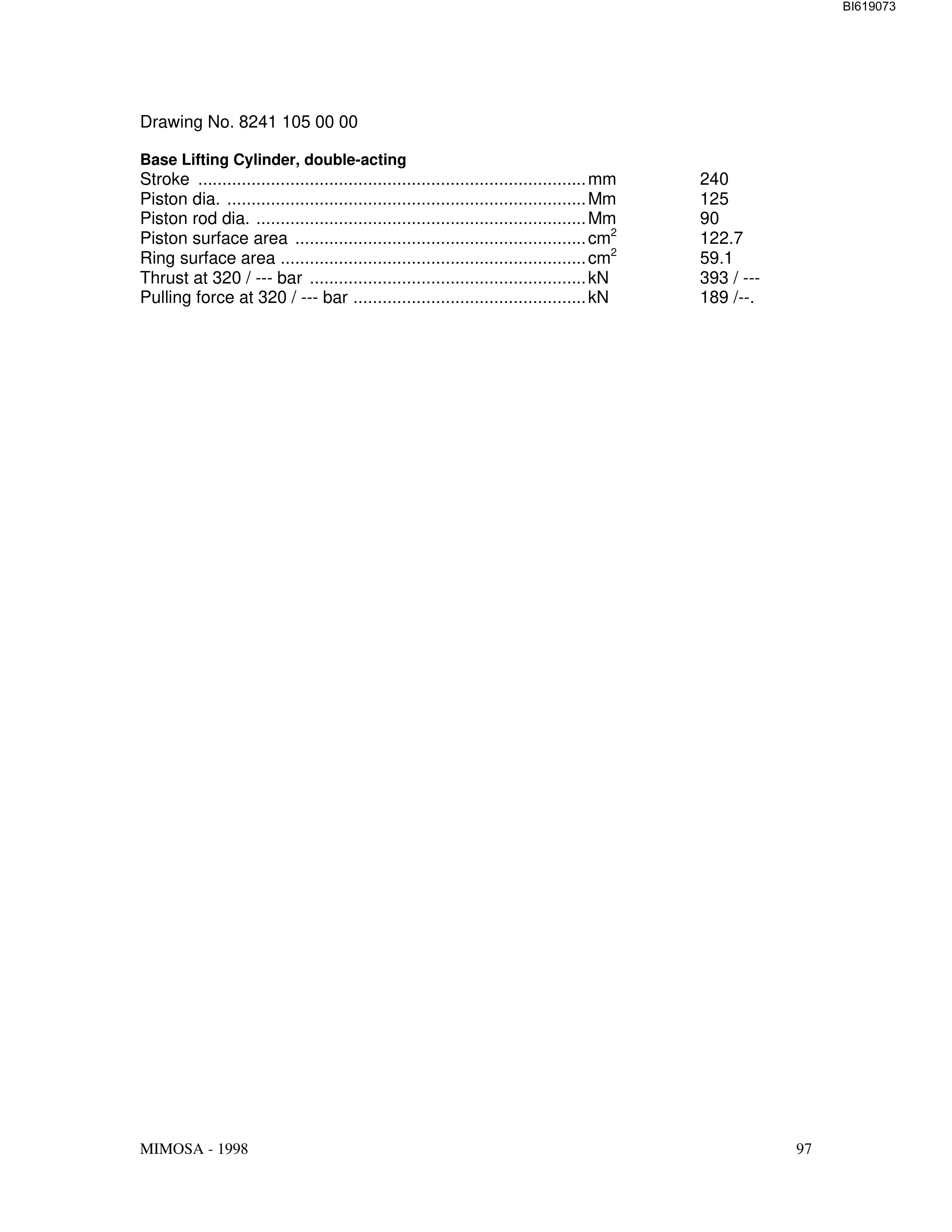 Bucyrus DBT - Shield Support Technical Manual BI619073-5