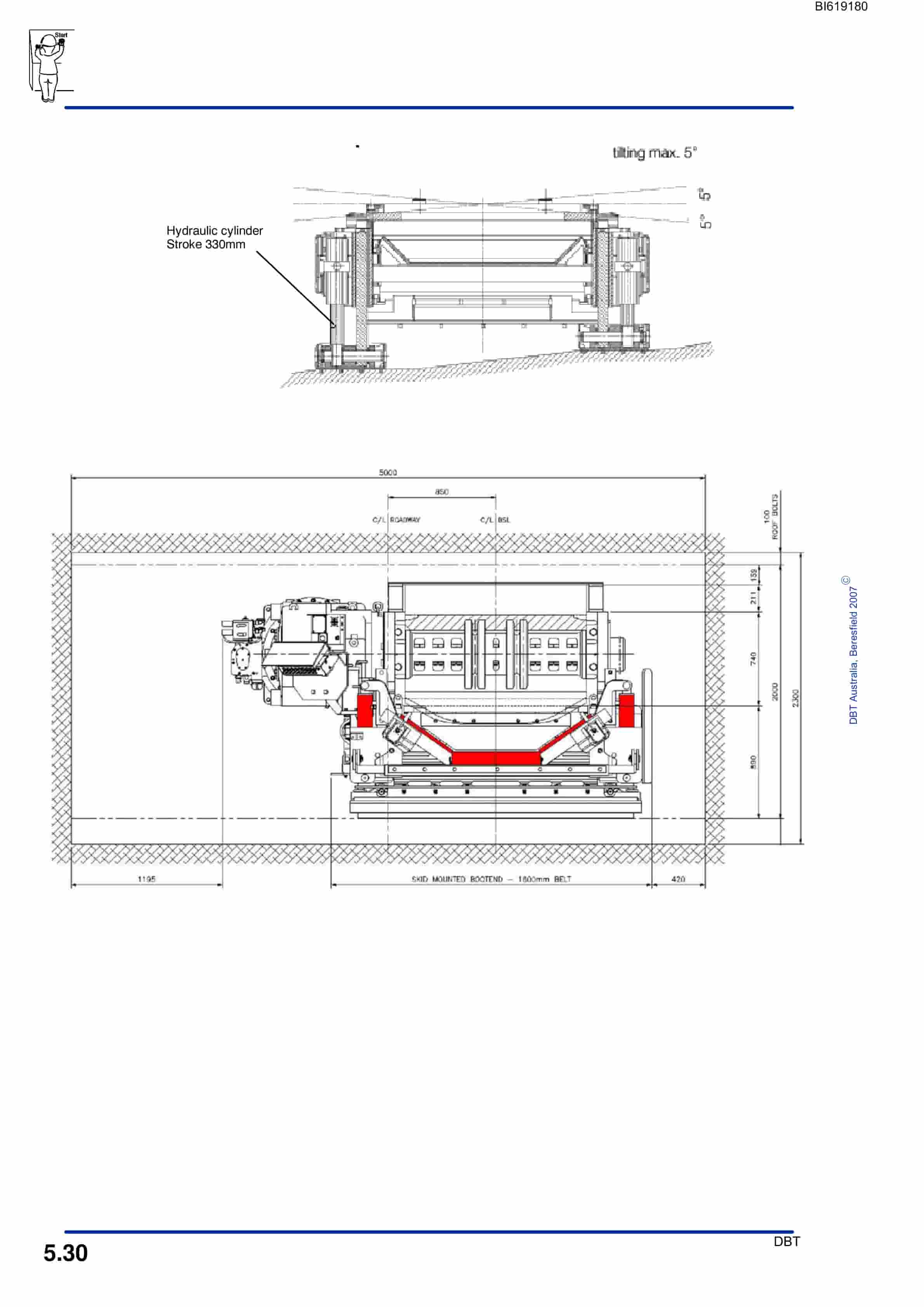 Bucyrus DBT - Tahmoor Bootend Technical Manual BI619180-3