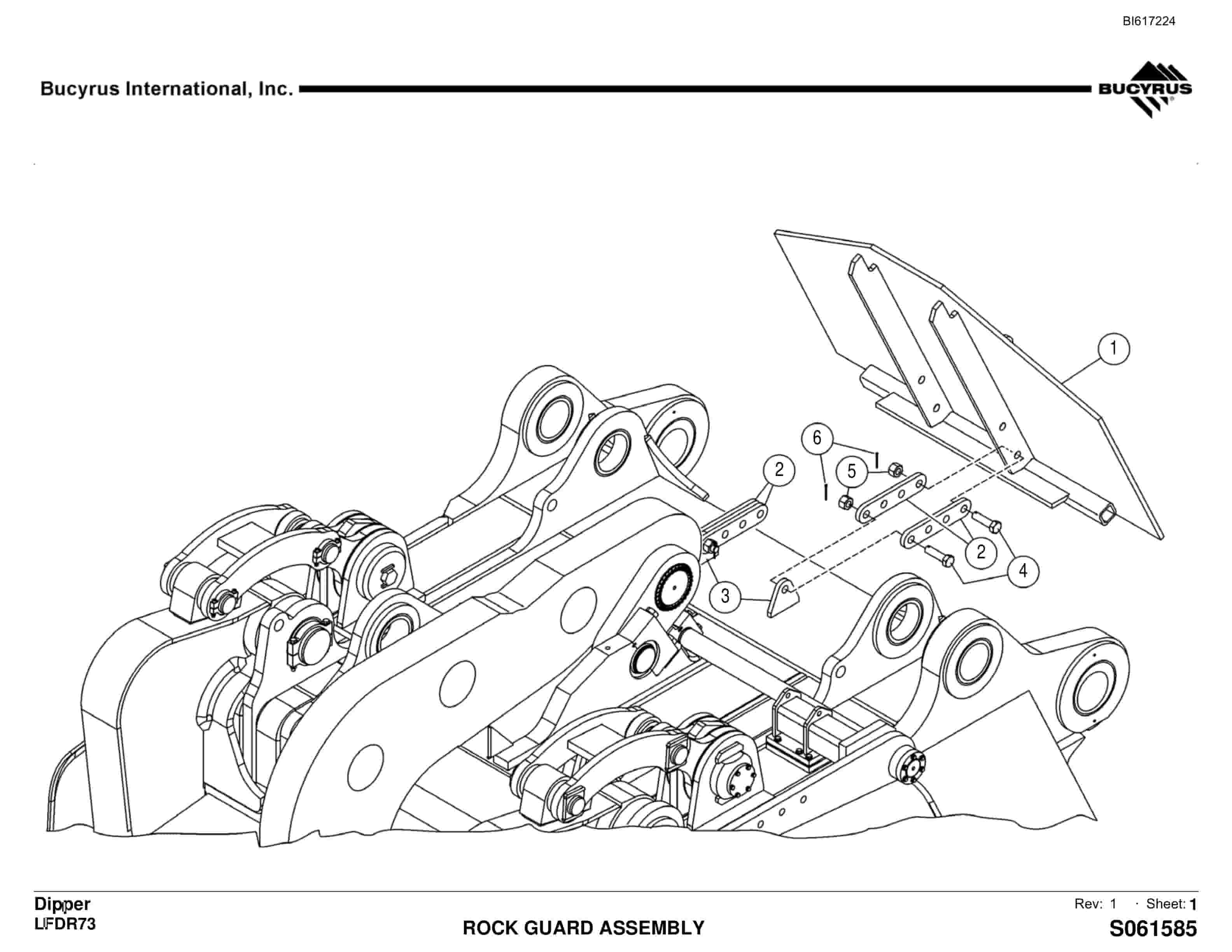 Bucyrus Dipper Retrofit Technical Manual BI617224-5