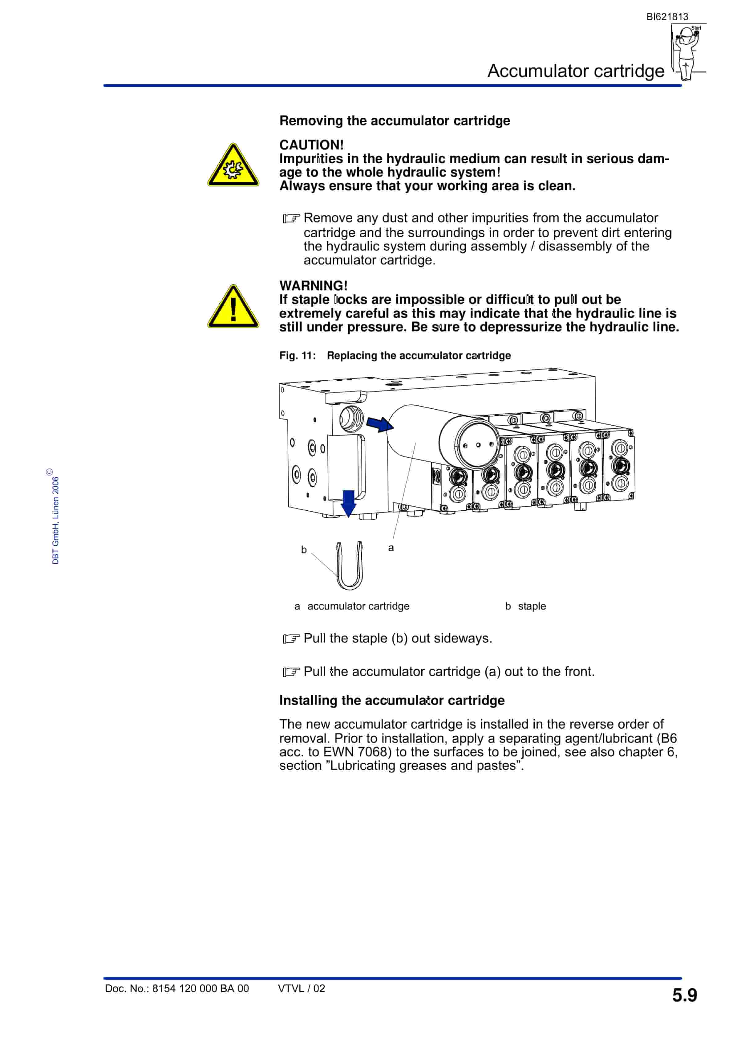 Bucyrus Electrohydraulic Control Unit, 12 Functions Technical Manual BI621813-3