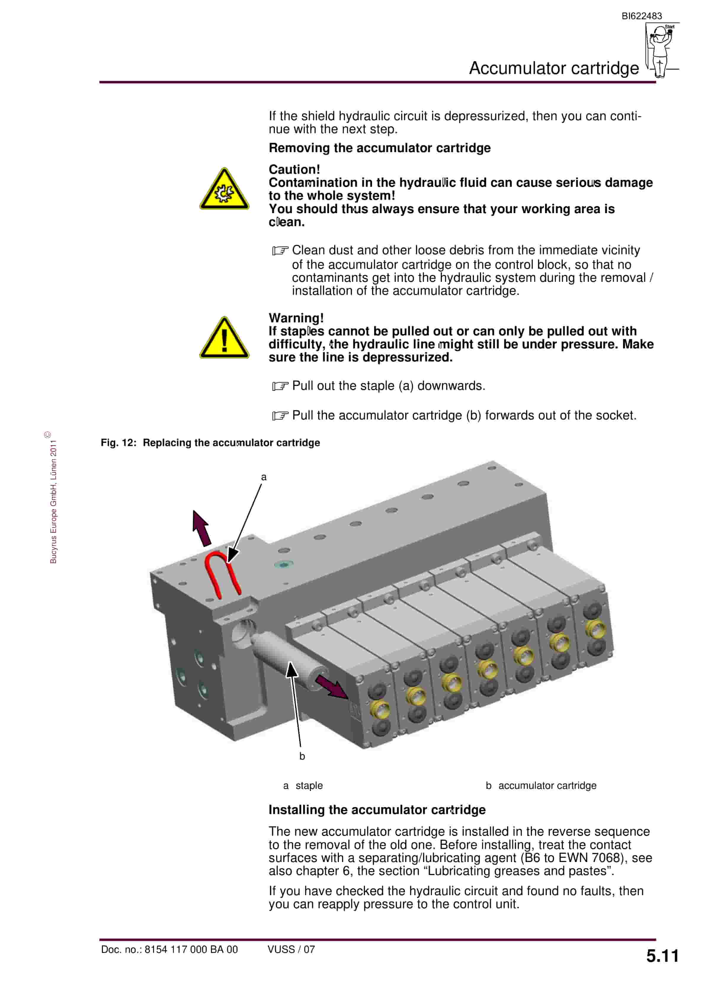 Bucyrus Electrohydraulic Control Unit, 14 Functions Operating Manual BI622483-3