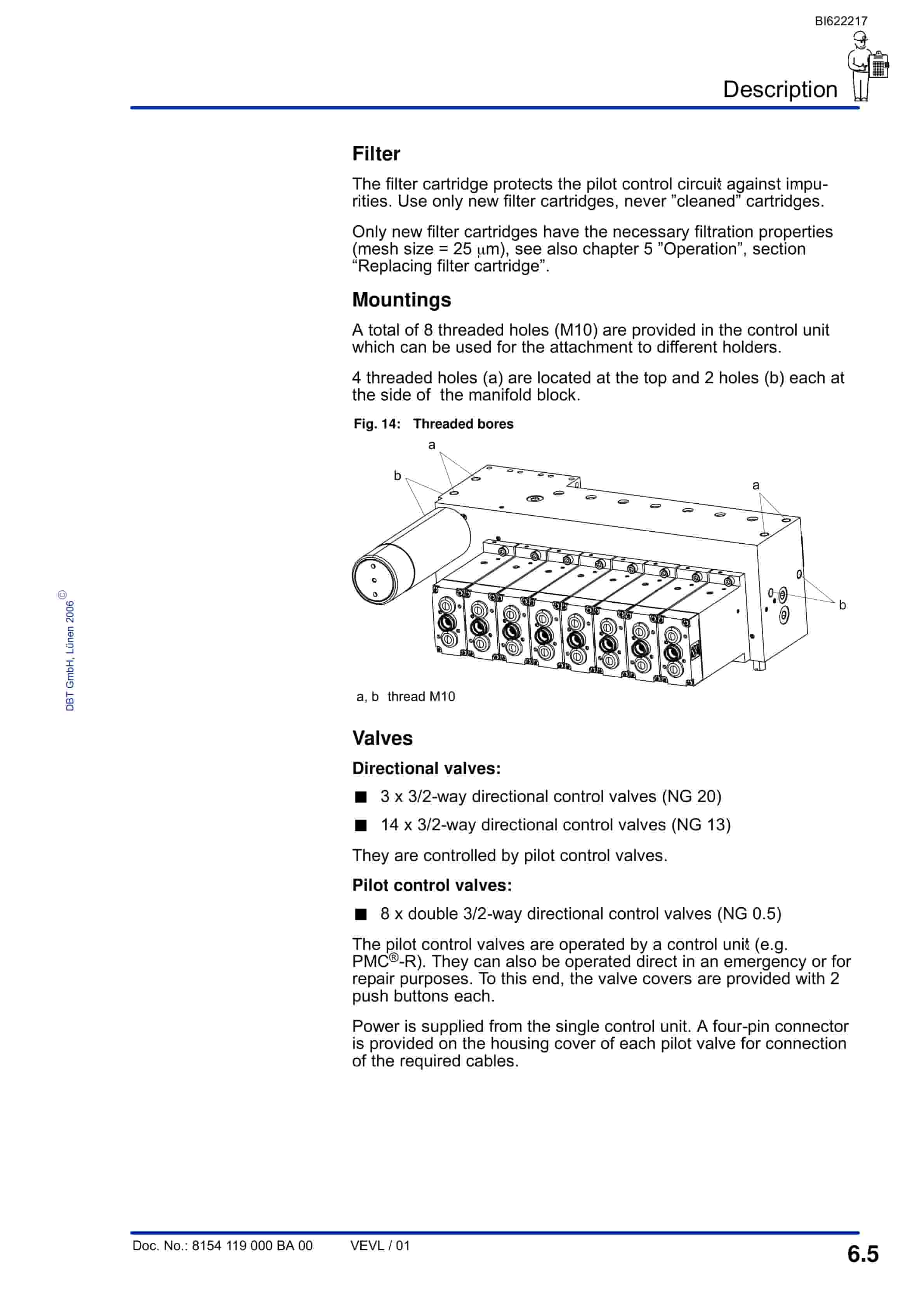 Bucyrus Electrohydraulic Control Unit, 16 Functions Technical Manual BI622217-4