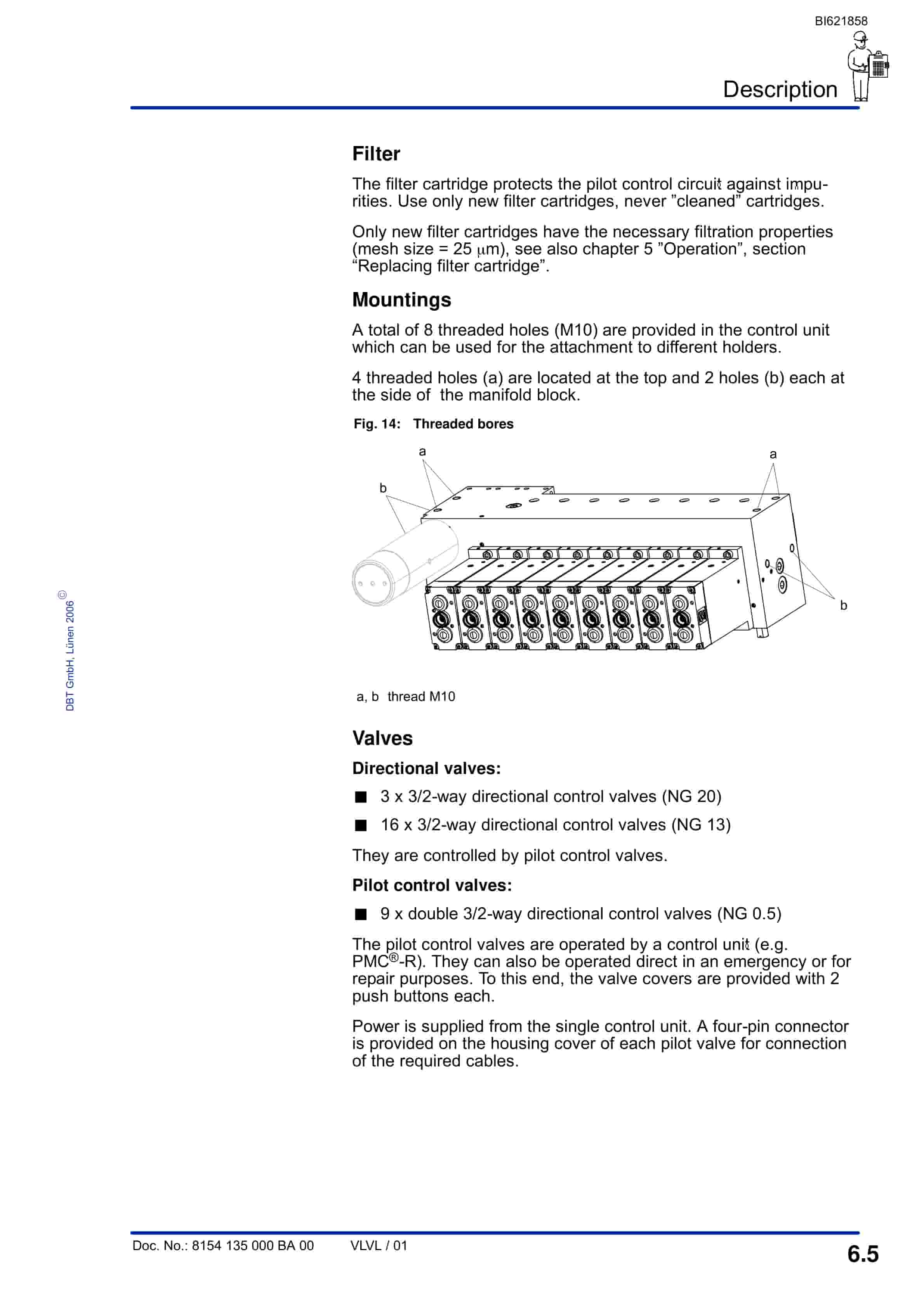 Bucyrus Electrohydraulic Control Unit, 18 Functions Technical Manual BI621858-4