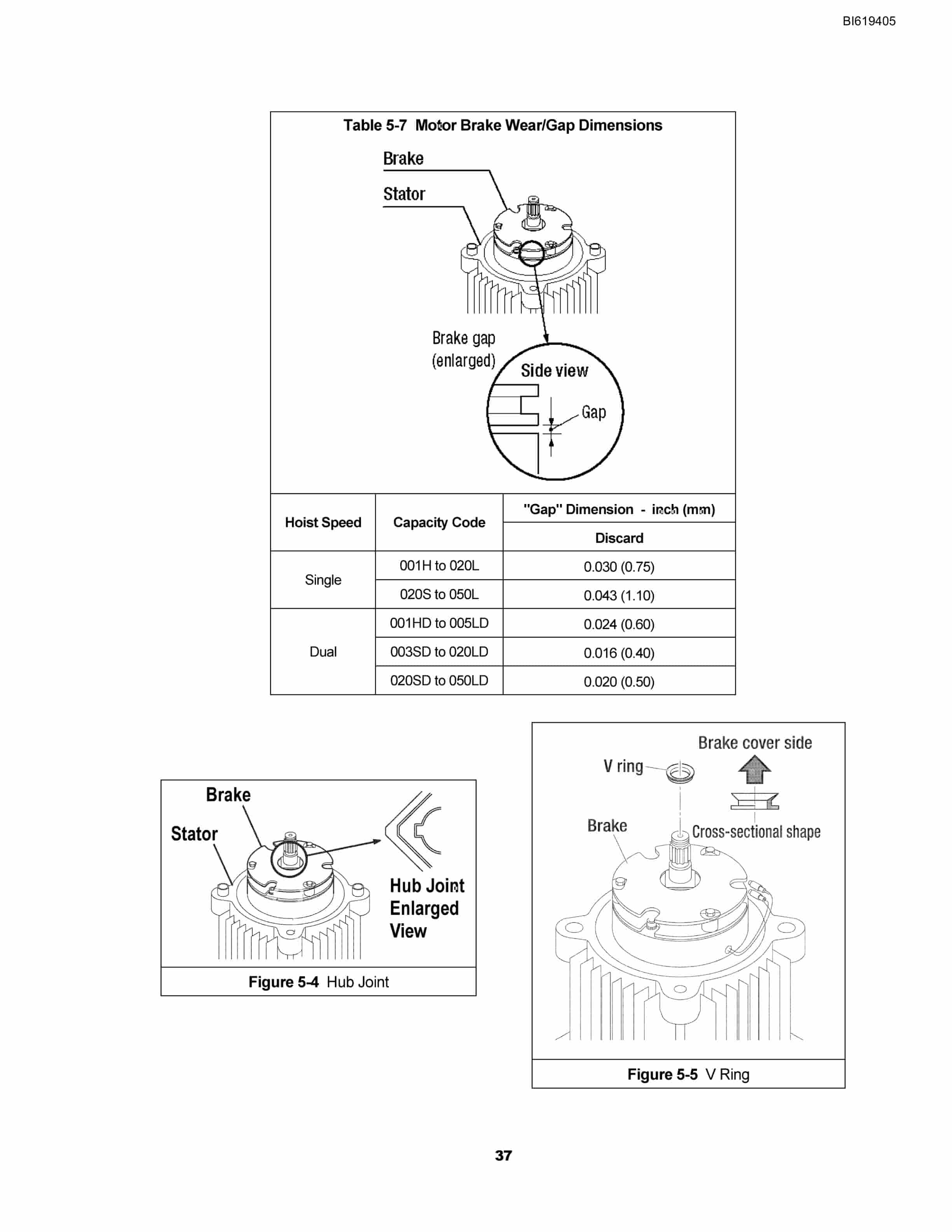 Bucyrus ER2, NER2 Series Electric Chain Hoist Technical Manual BI619405-4