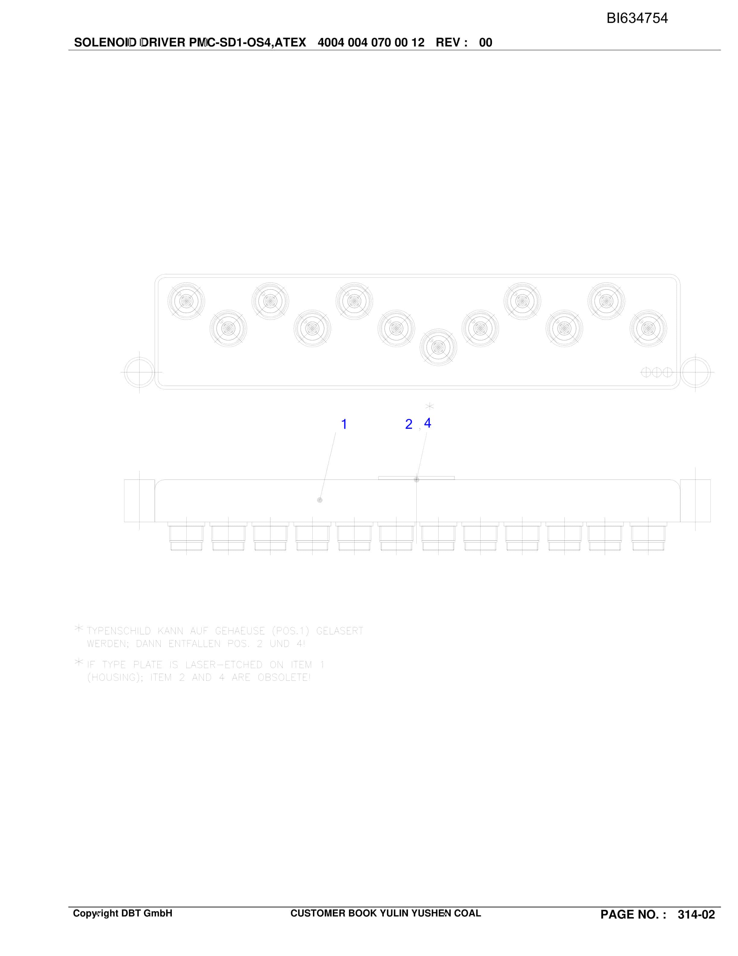 Bucyrus Face Conveyor PF 6-1142 Parts Catalog BI634754-4