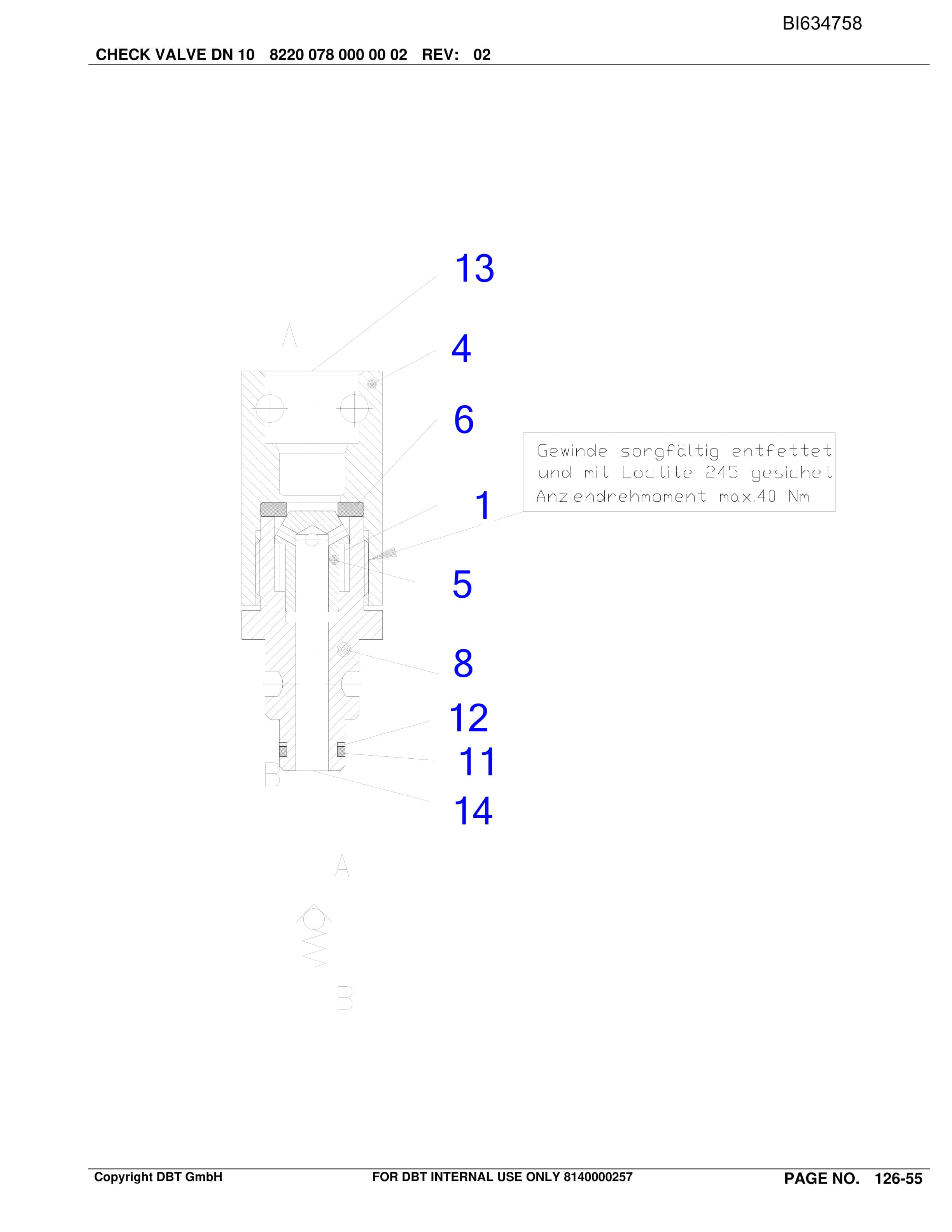 Bucyrus Face Conveyor PF 6-1142 Parts Catalog BI634758-2