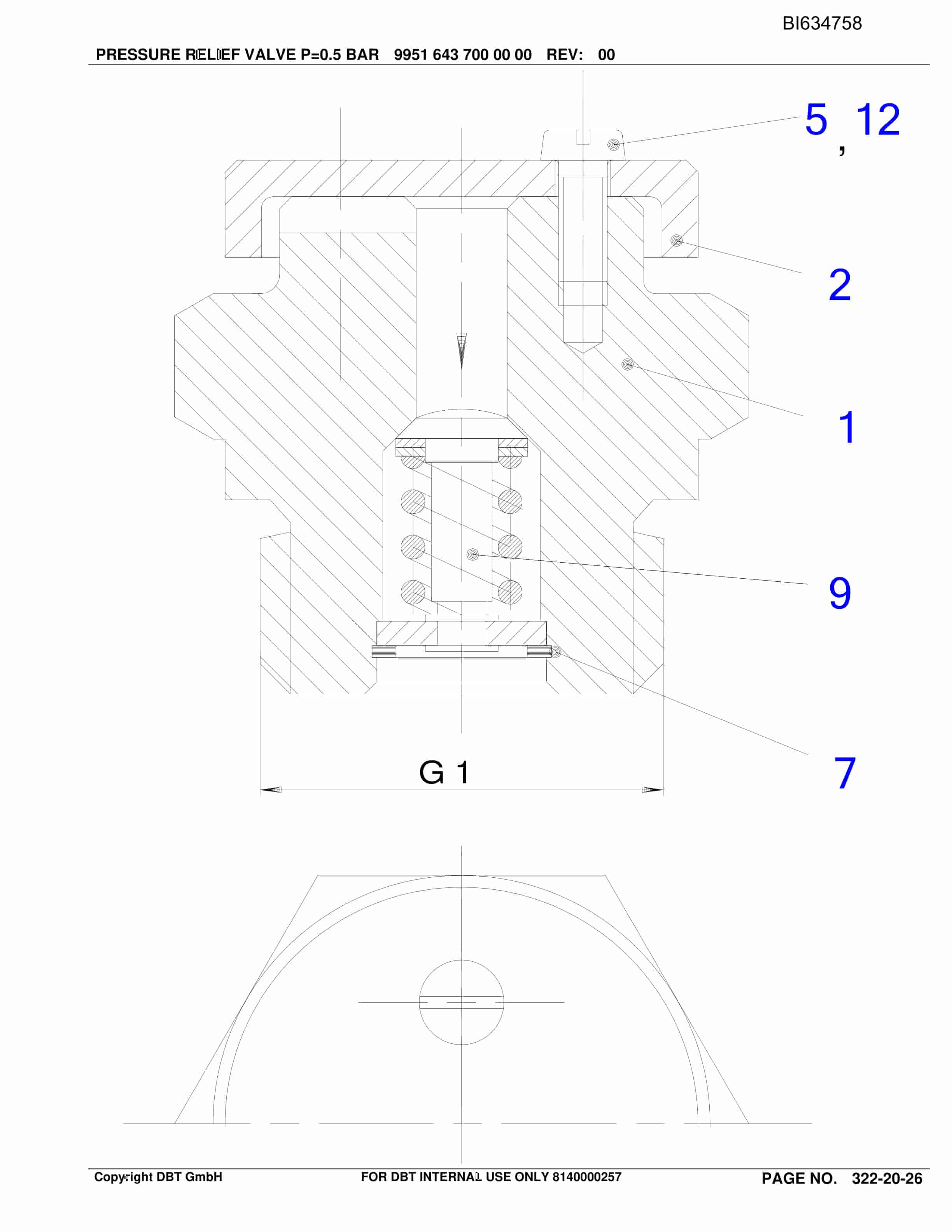 Bucyrus Face Conveyor PF 6-1142 Parts Catalog BI634758-5