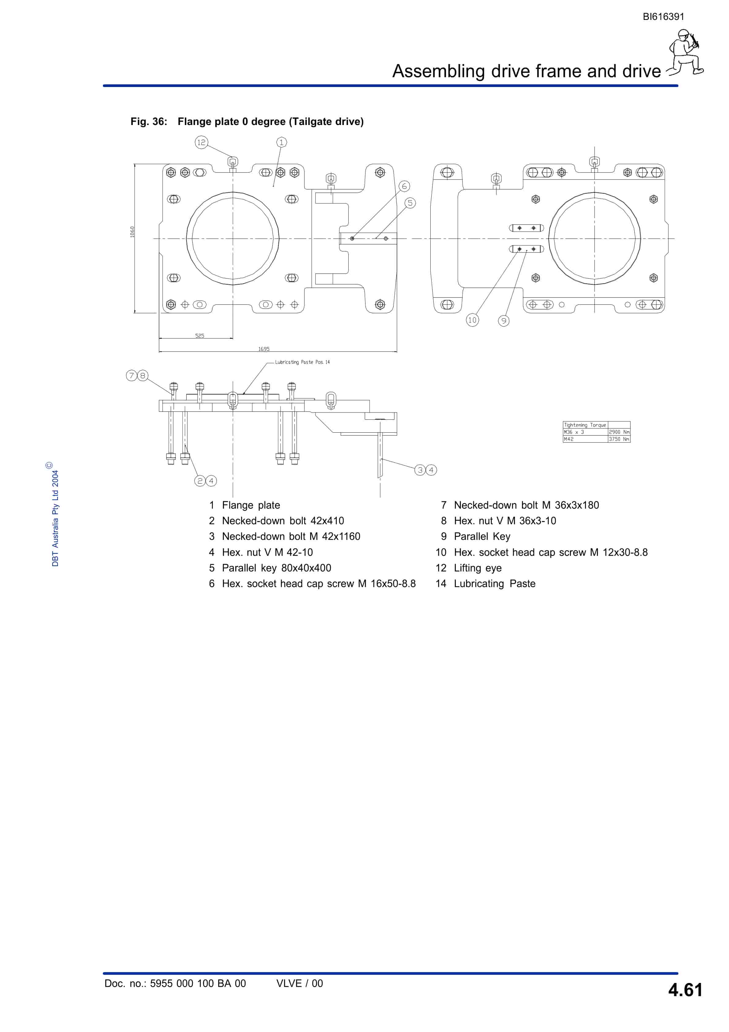 Bucyrus Face Conveyor PF5-1142 Tahmoor Technical Manual BI616391-2
