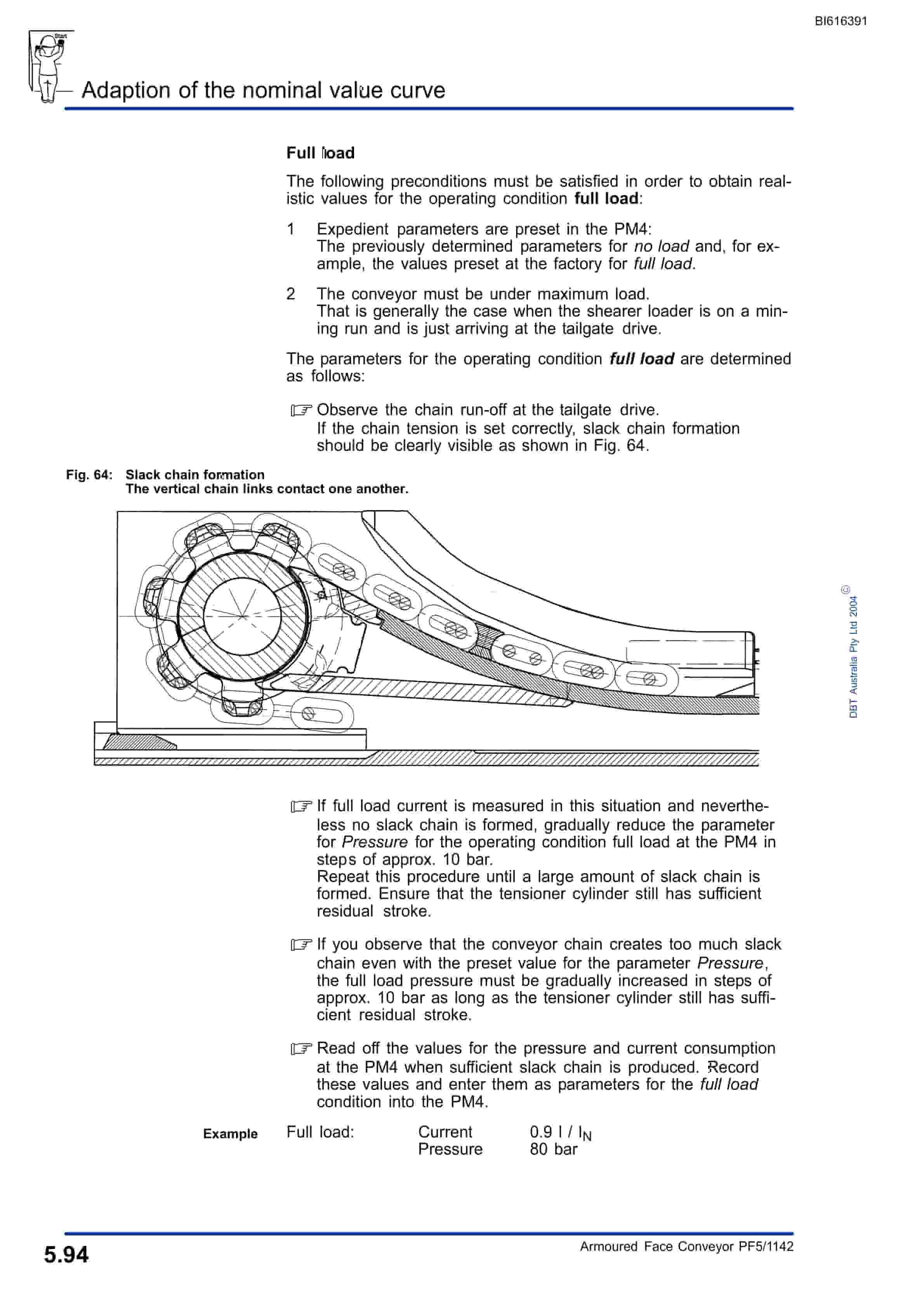 Bucyrus Face Conveyor PF5-1142 Tahmoor Technical Manual BI616391-4