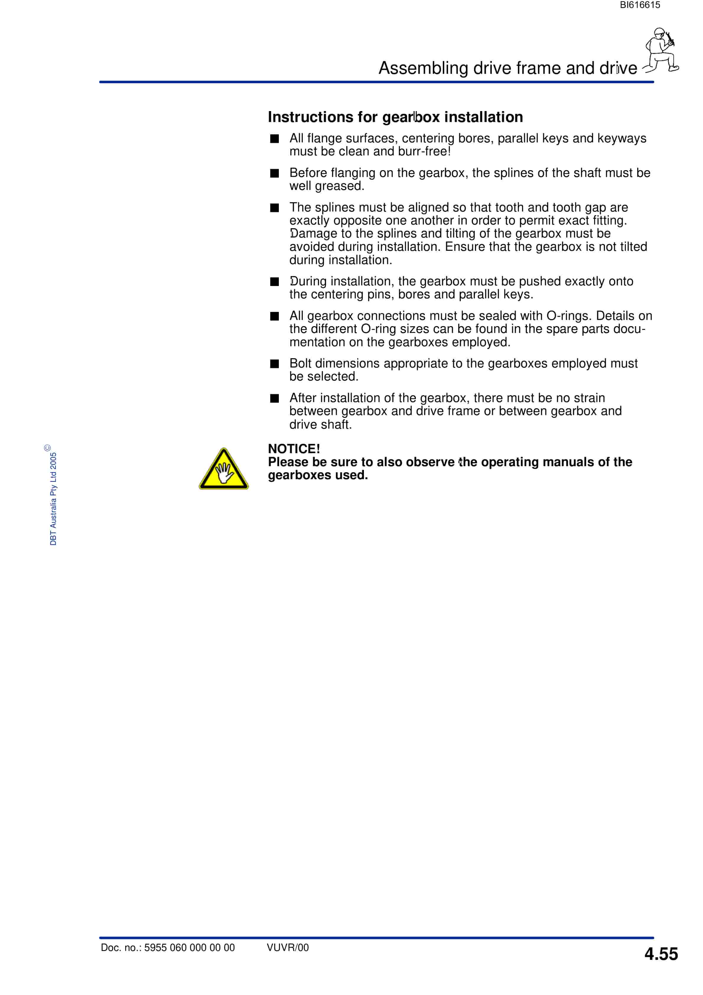 Bucyrus Face Conveyor PF6-1142 Glennies Creek Technical Manual BI616615-2
