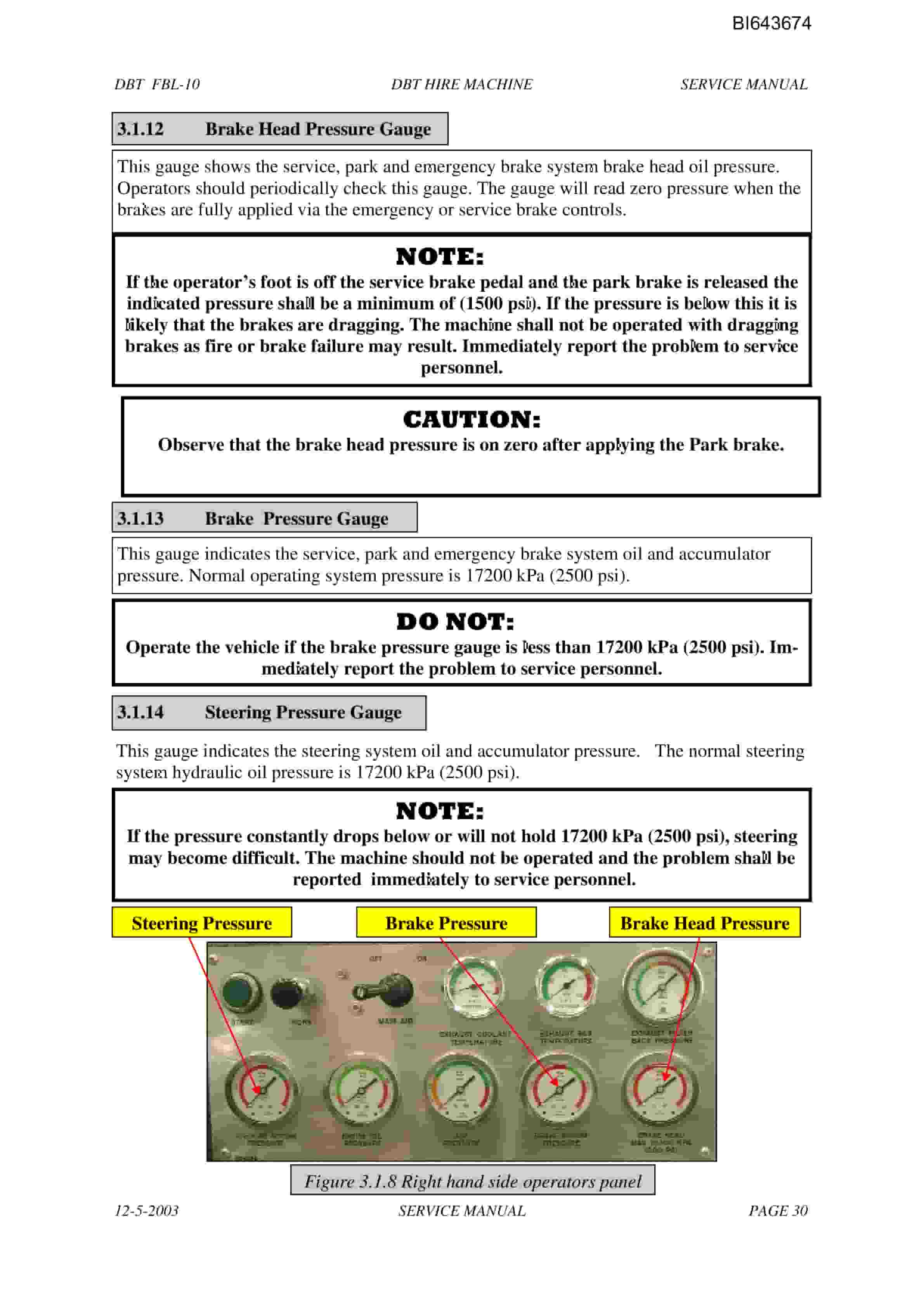 Bucyrus FBL-10 LHD-Utility Vehicle Technical Manual BI643674-5