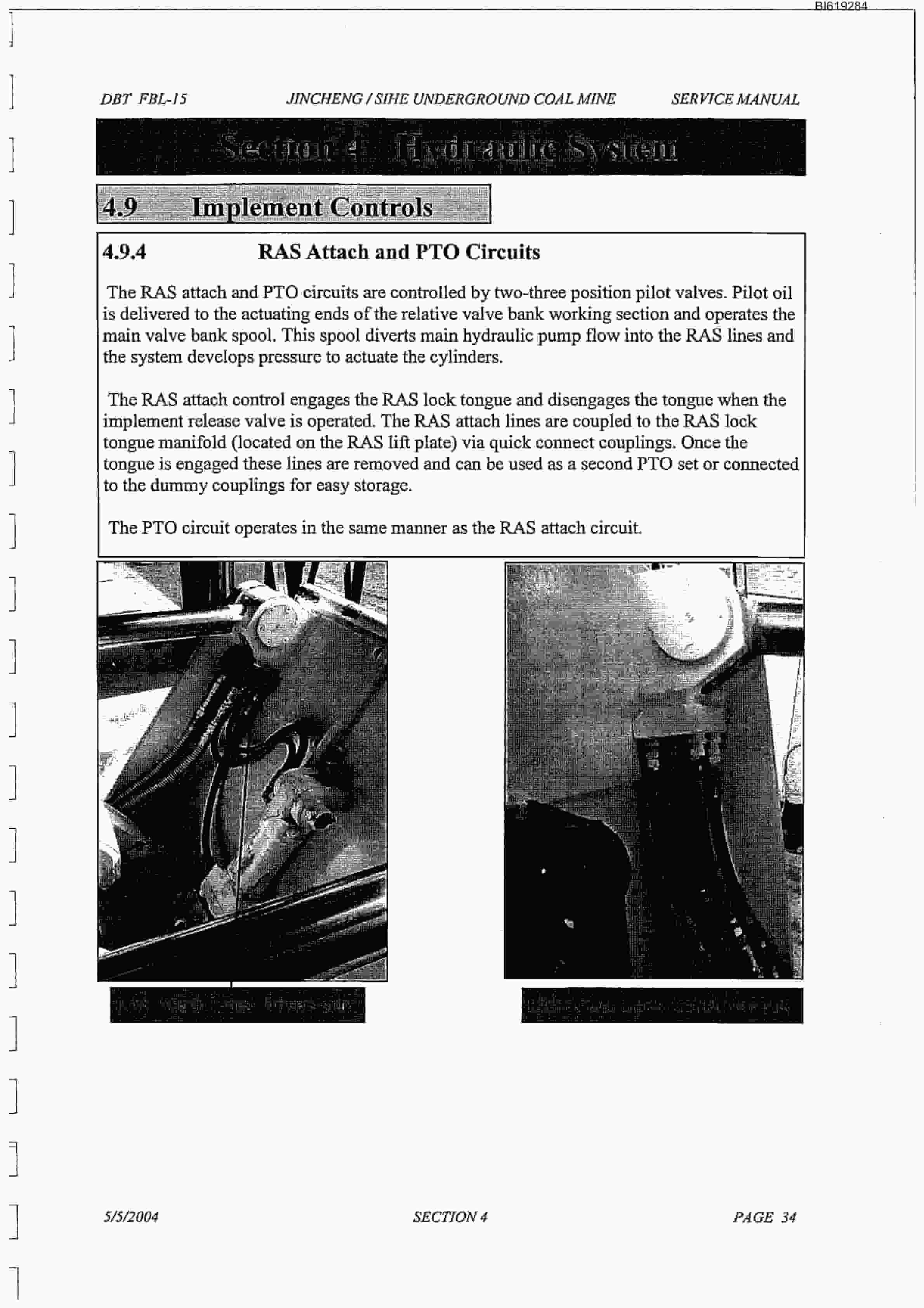 Bucyrus FBL-15 LHD-Utility Vehicle Technical Manual BI619284-3