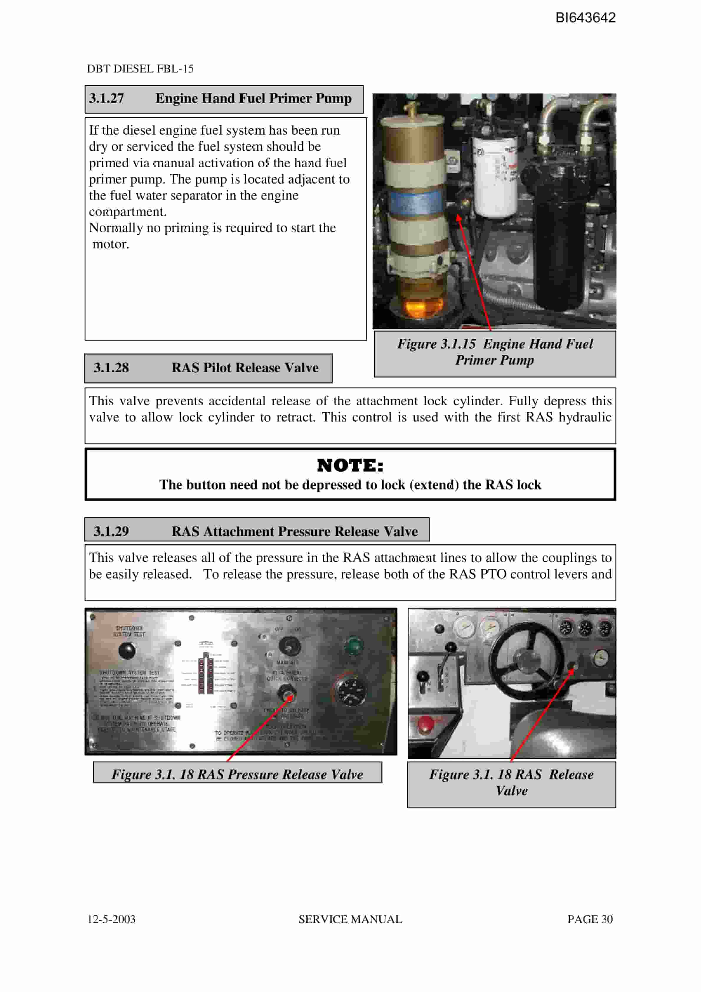 Bucyrus FBL-15B Technical Manual BI643642-5