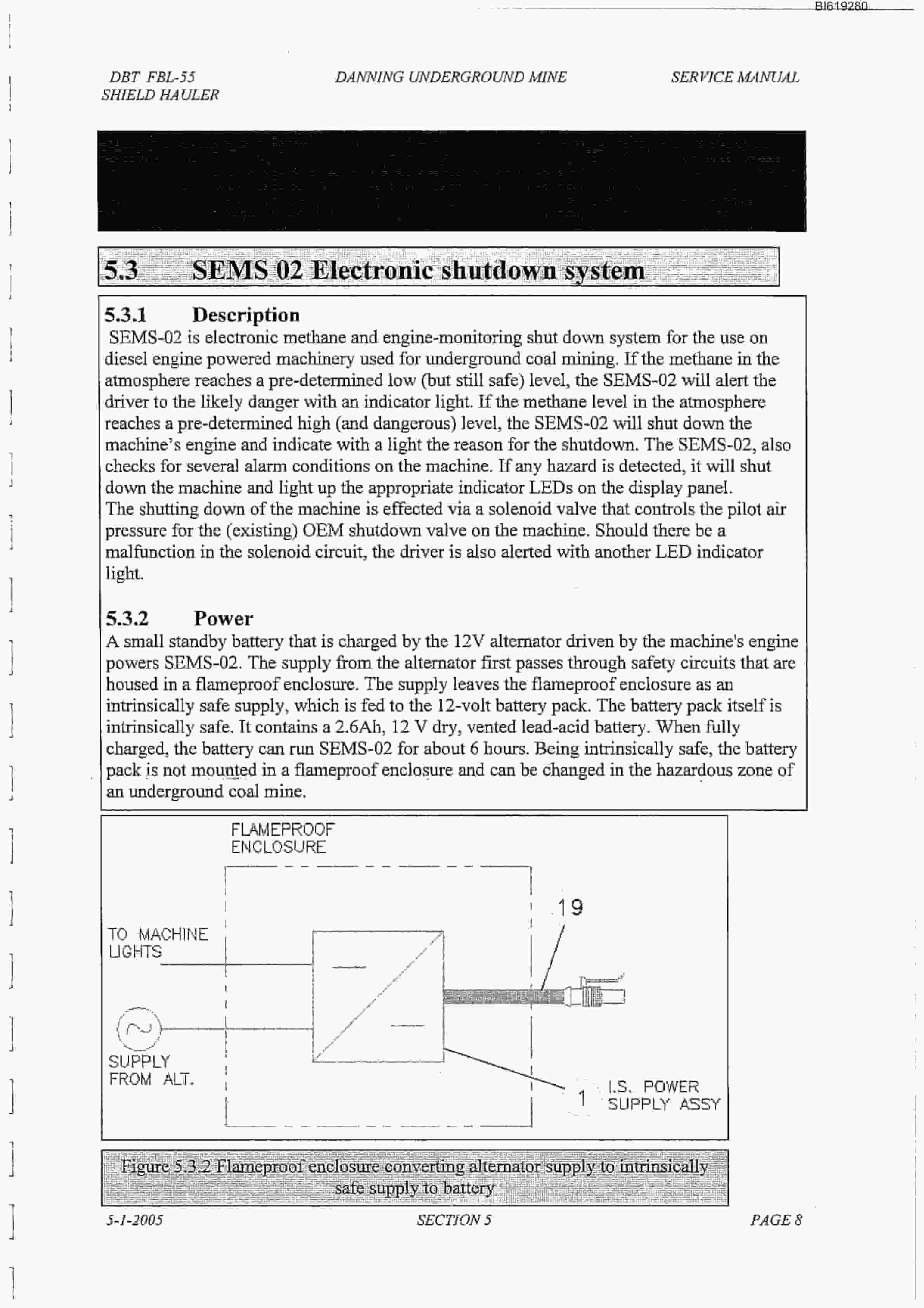 Bucyrus FBL-55 Shield Hauler Technical Manual BI619280-4