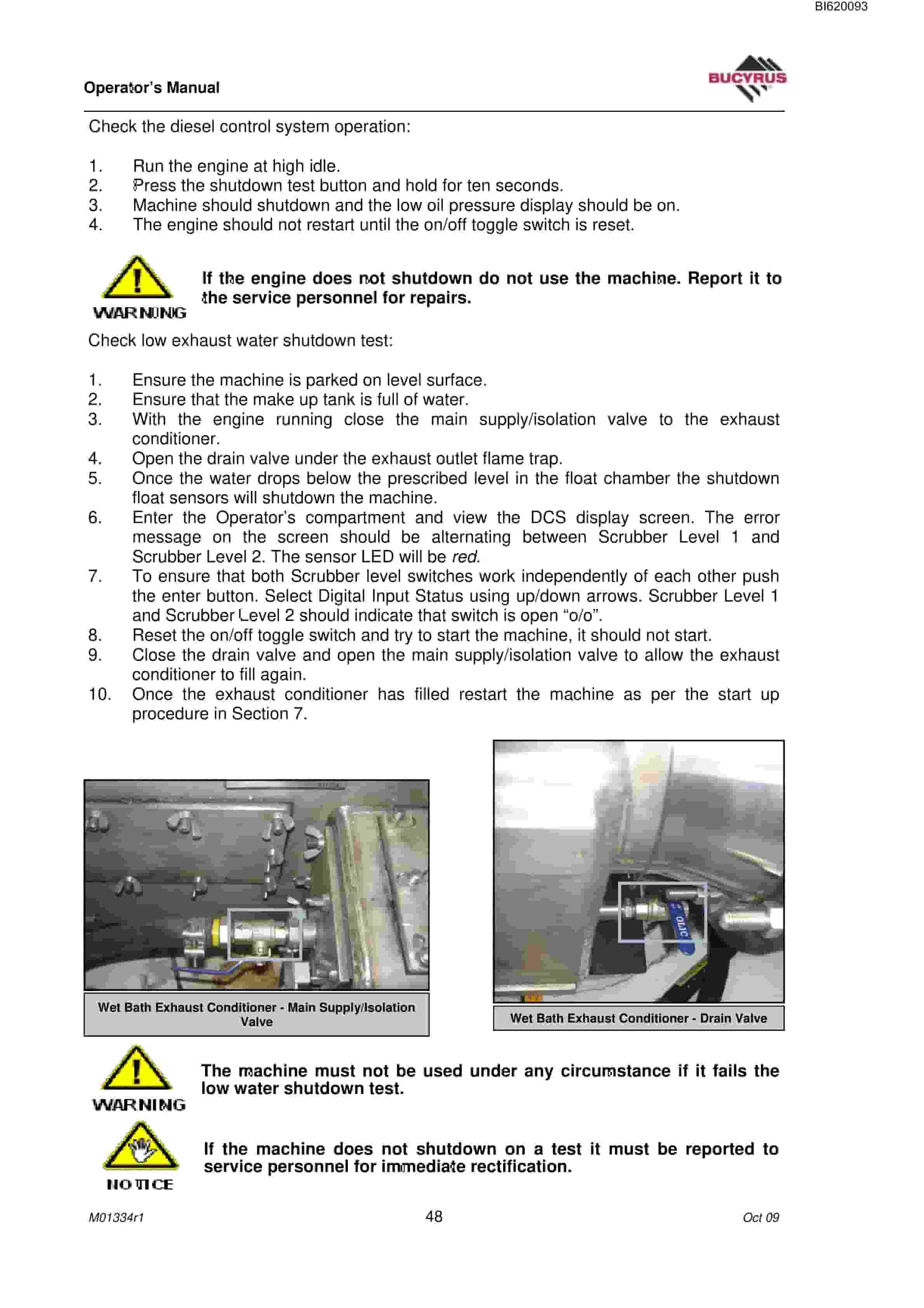 Bucyrus FBL-55H Shield Hauler Technical Manual BI620093-3