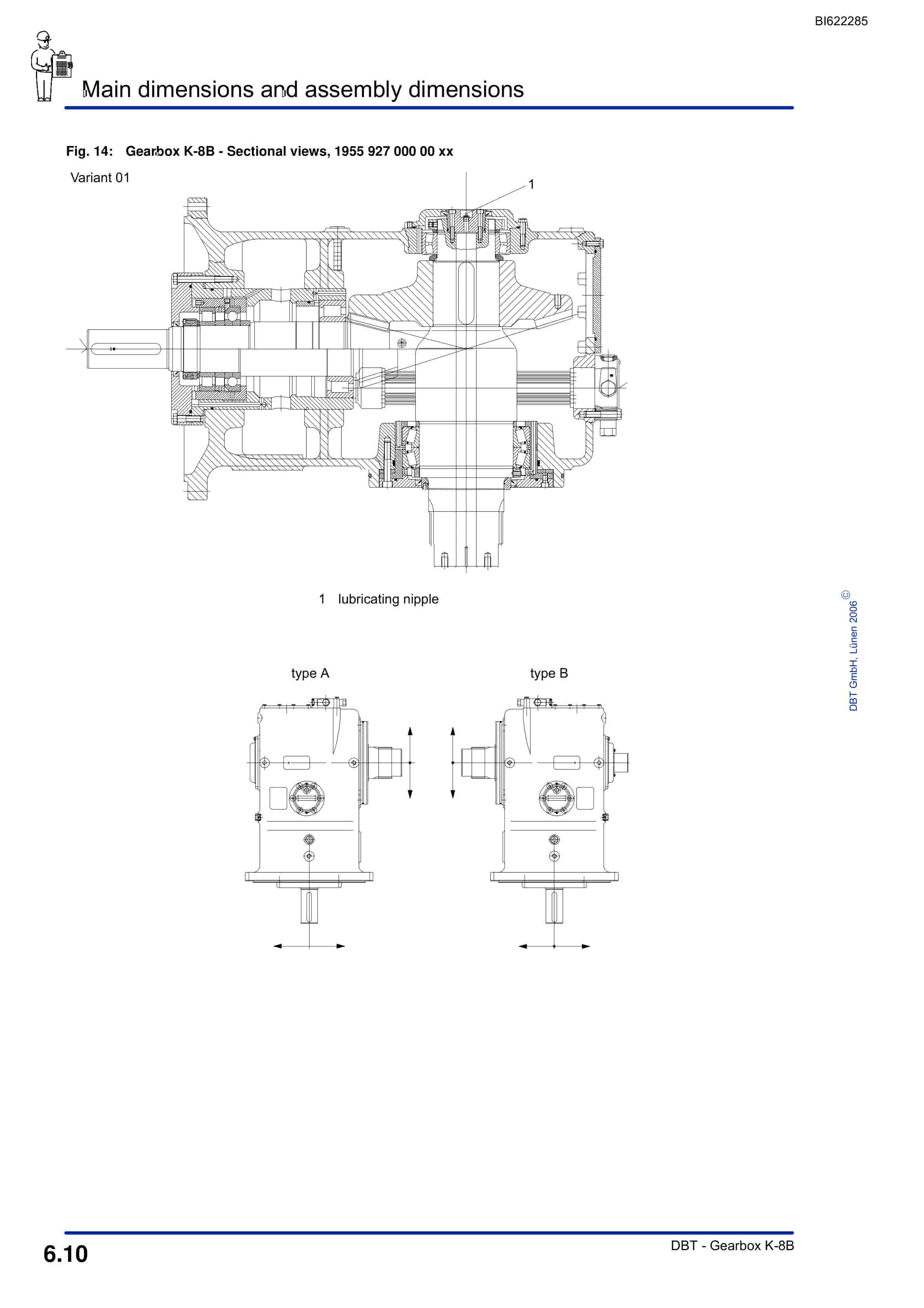 Bucyrus Gearbox K-8B Technical Manual BI622285-4