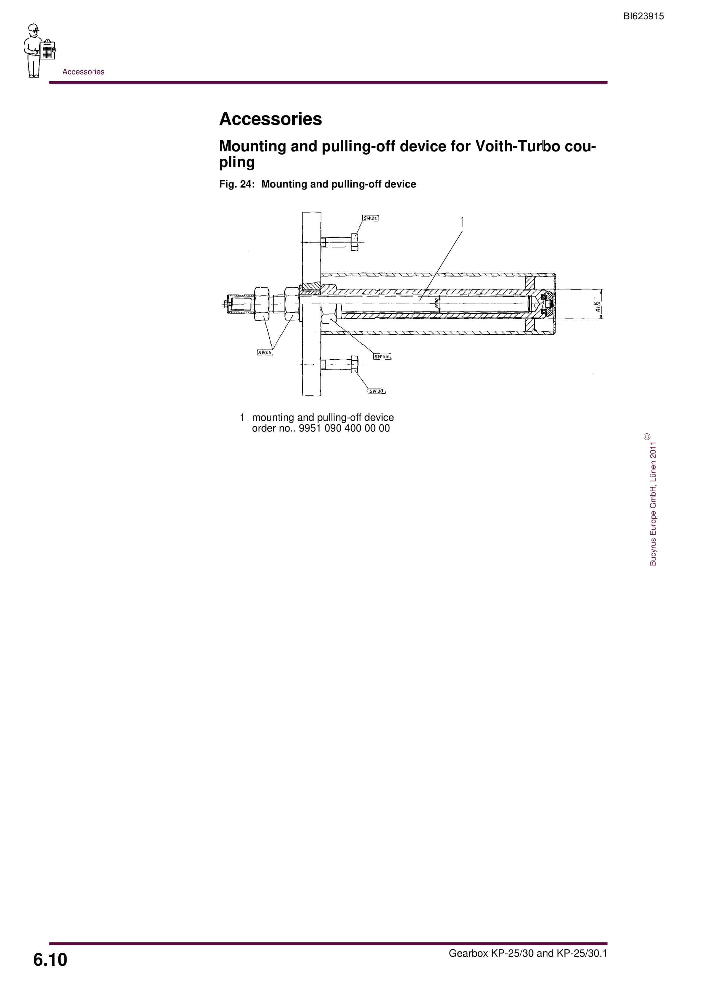 Bucyrus Gearbox KP-25-30, KP-25-30.1 Operating Manual BI623915-5