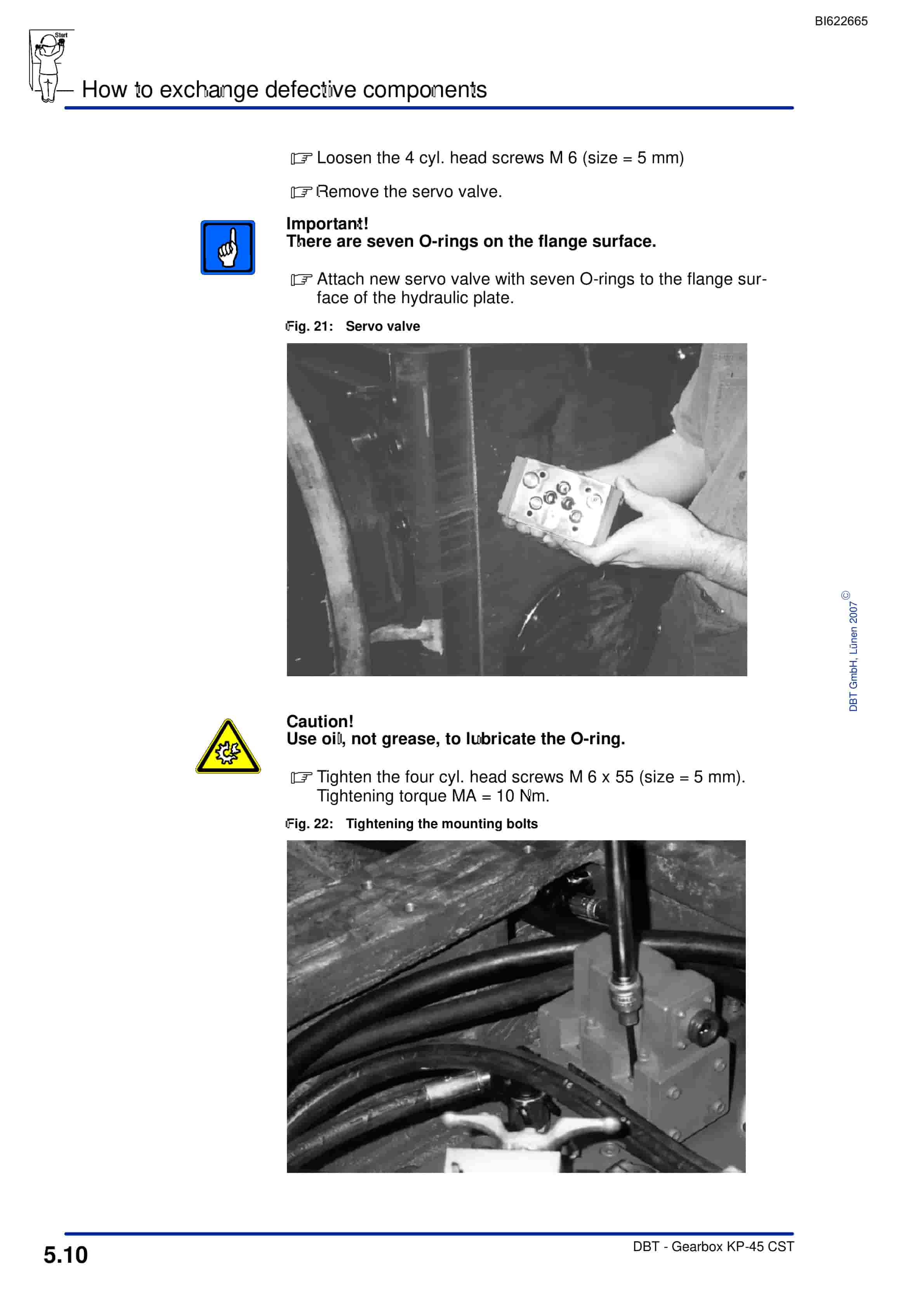 Bucyrus Gearbox KP-45 CST Technical Manual BI622665-2