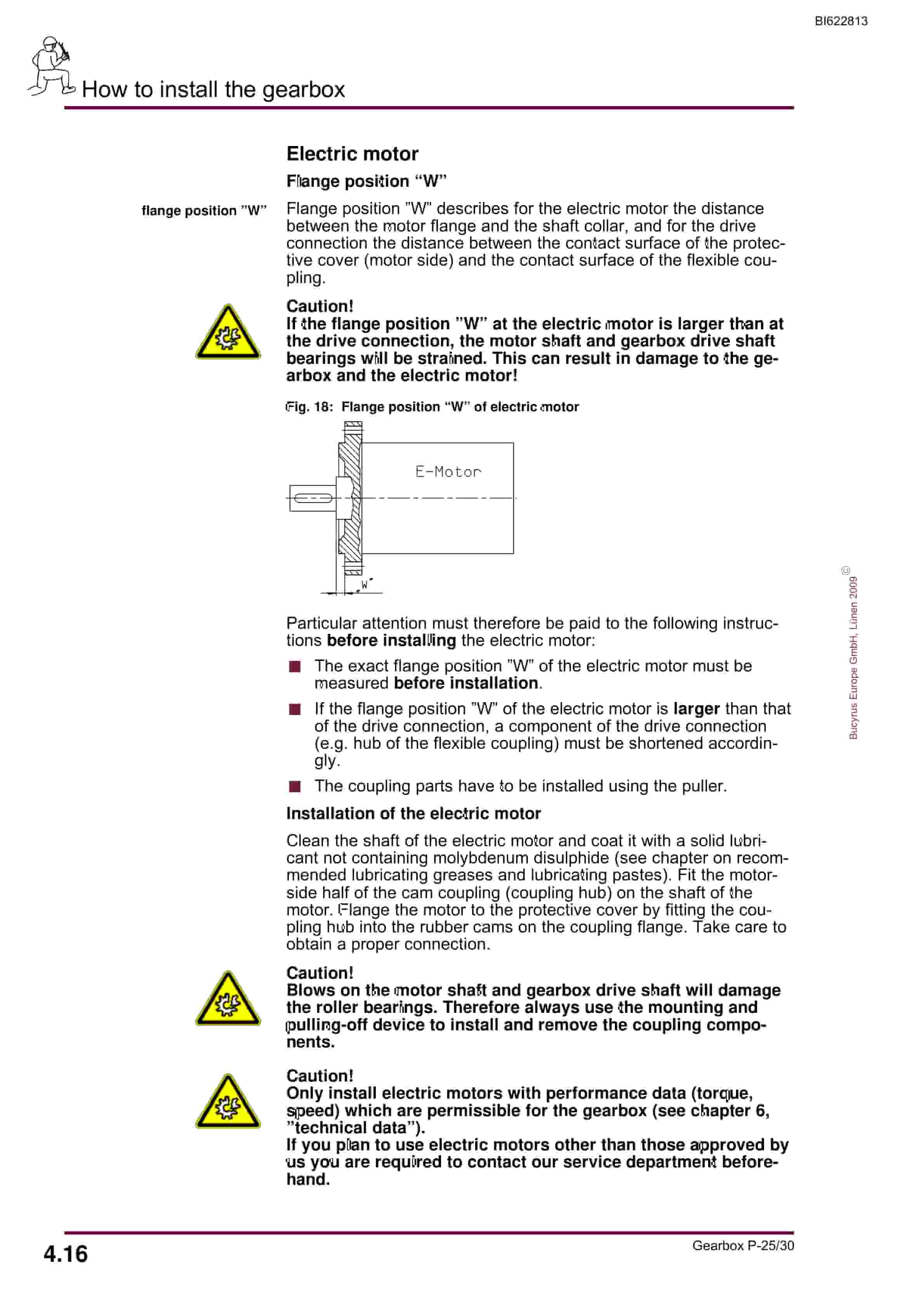 Bucyrus Gearbox P-25-30 Operating Manual BI622813-2