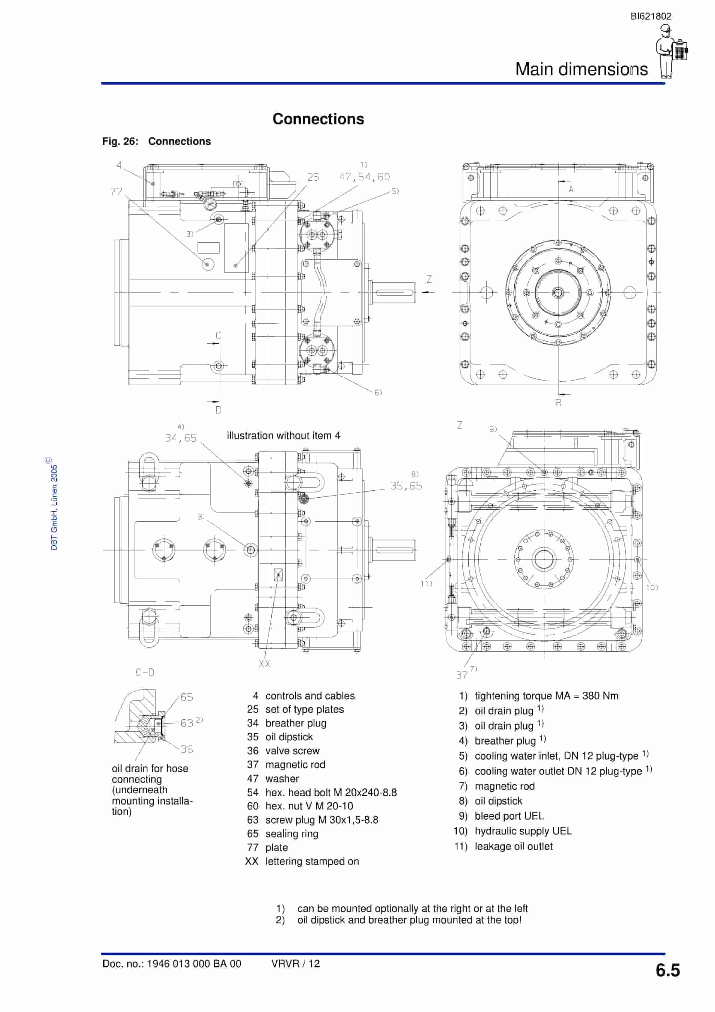 Bucyrus Gearbox P-30 UEL-R Technical Manual BI621802-3