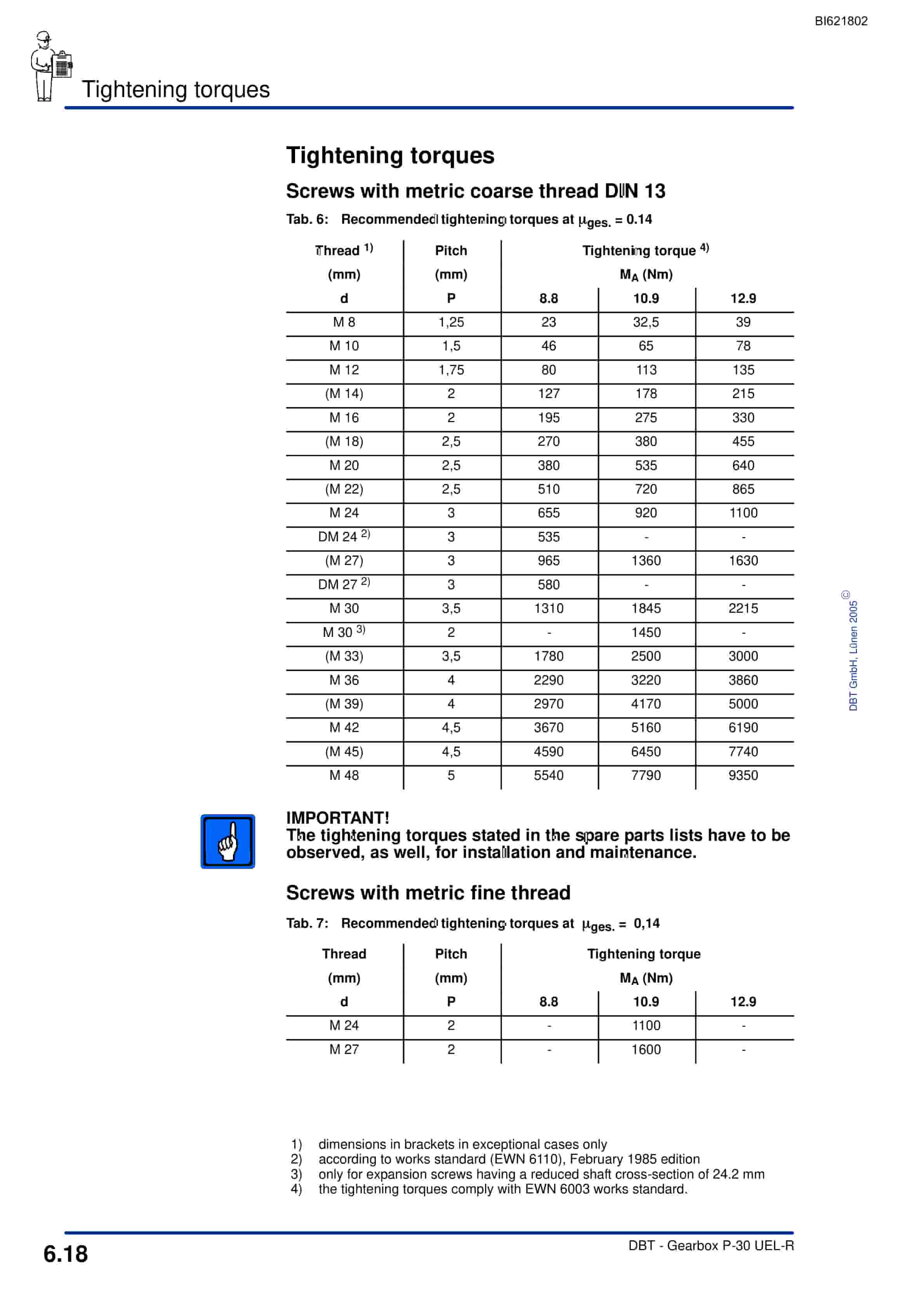 Bucyrus Gearbox P-30 UEL-R Technical Manual BI621802-5
