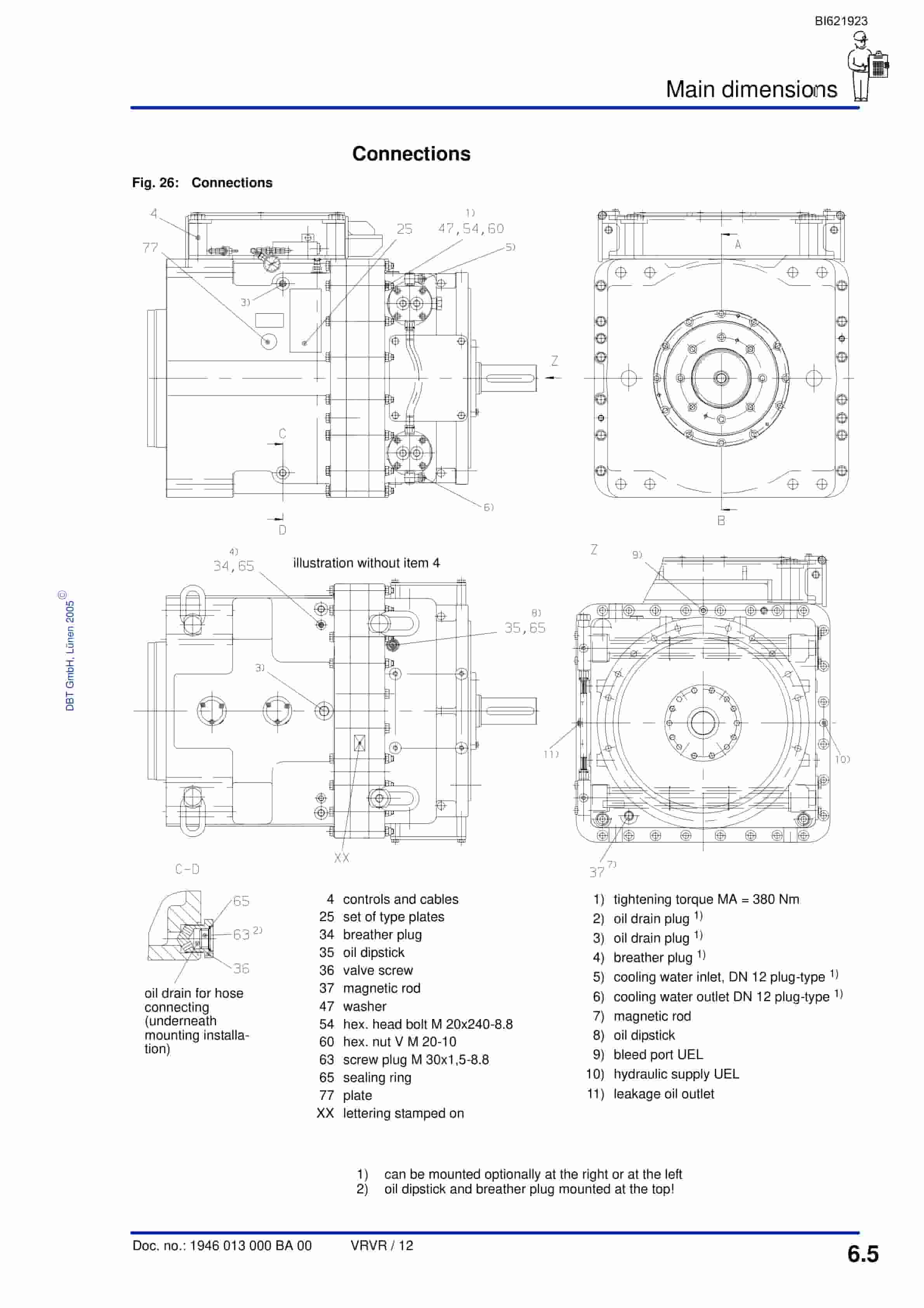 Bucyrus Gearbox P-30 UEL-R Technical Manual BI621923-3