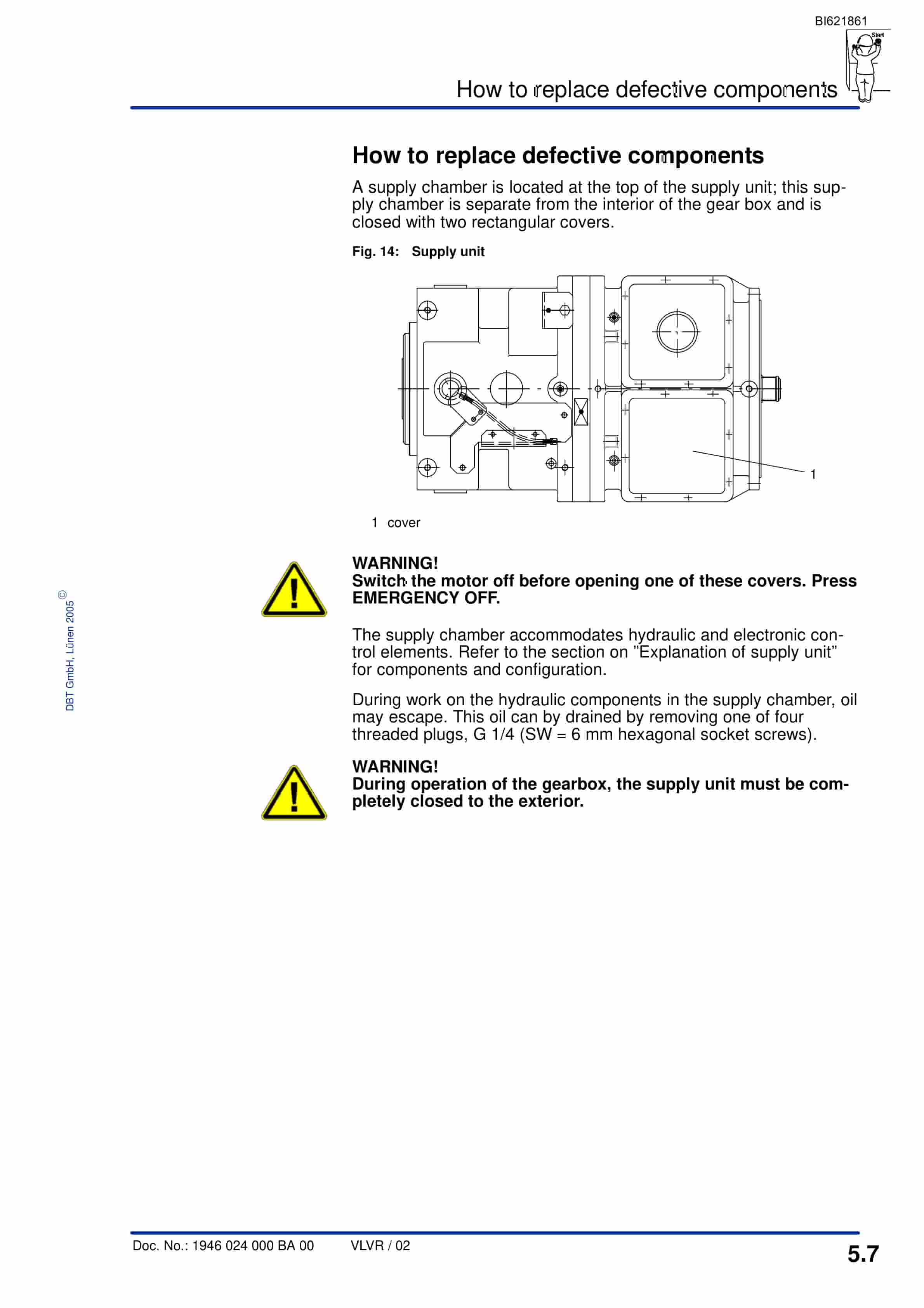 Bucyrus Gearbox P-45 CST Technical Manual BI621861-2