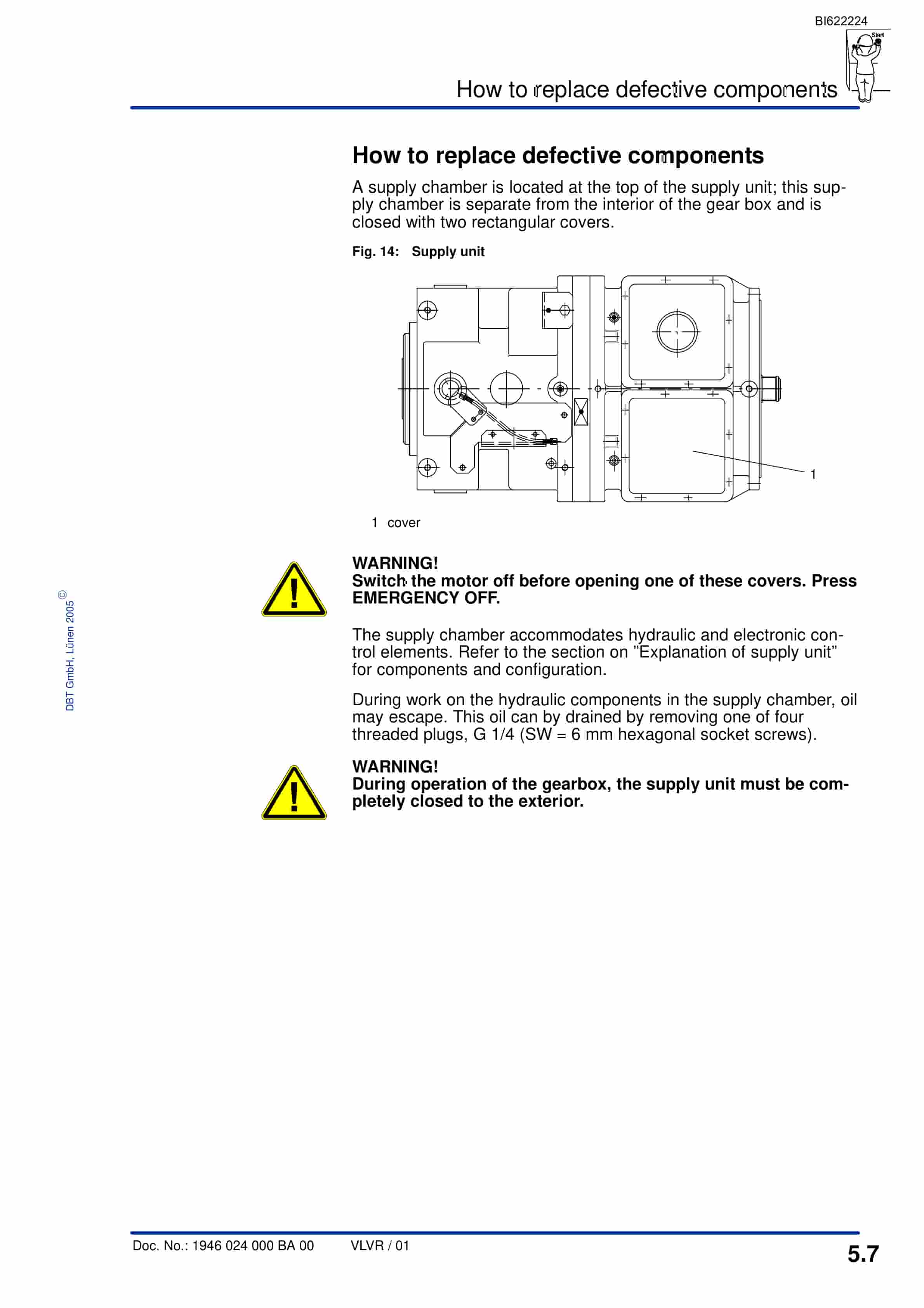 Bucyrus Gearbox P-45 CST Technical Manual BI622224-2