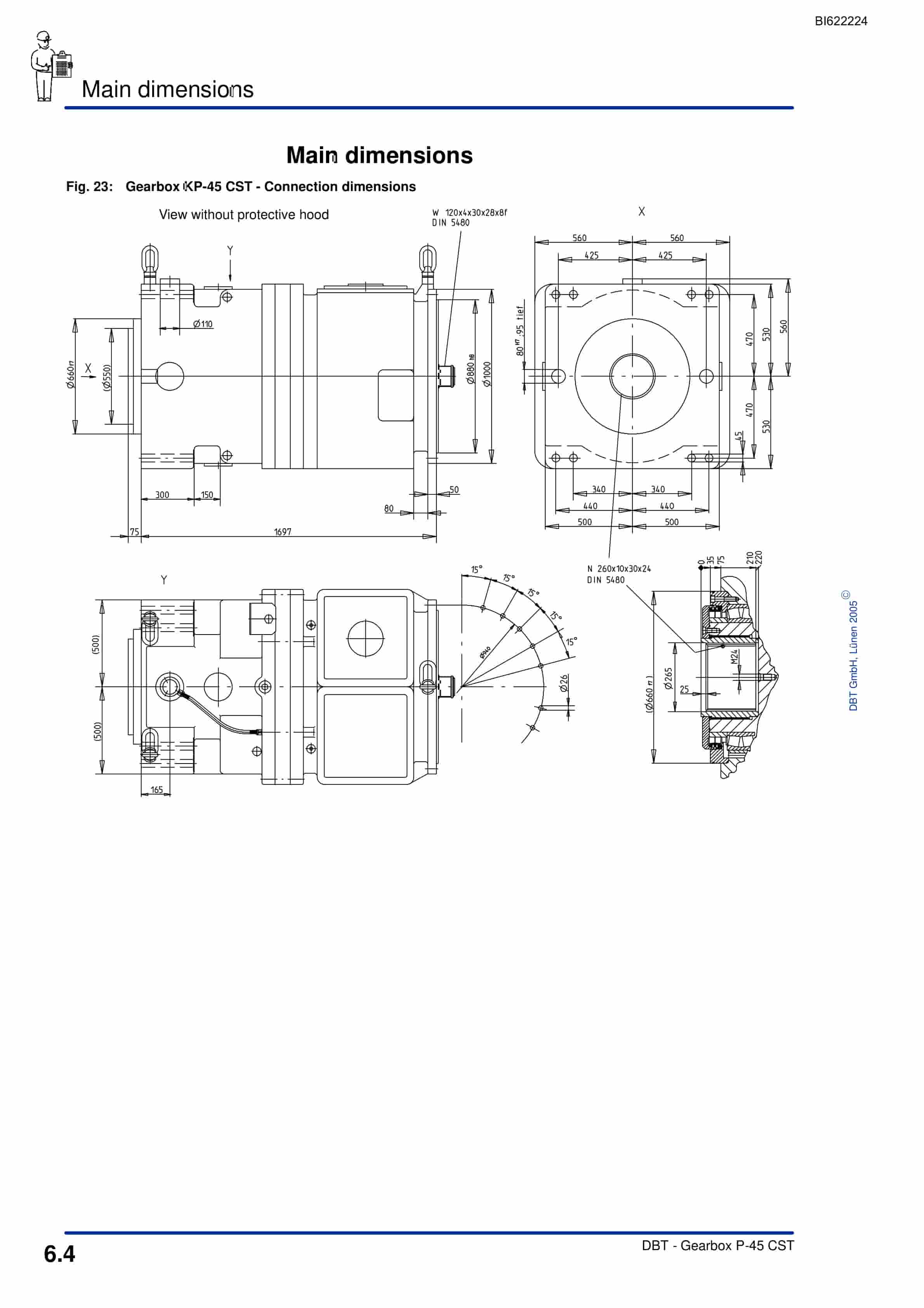 Bucyrus Gearbox P-45 CST Technical Manual BI622224-3