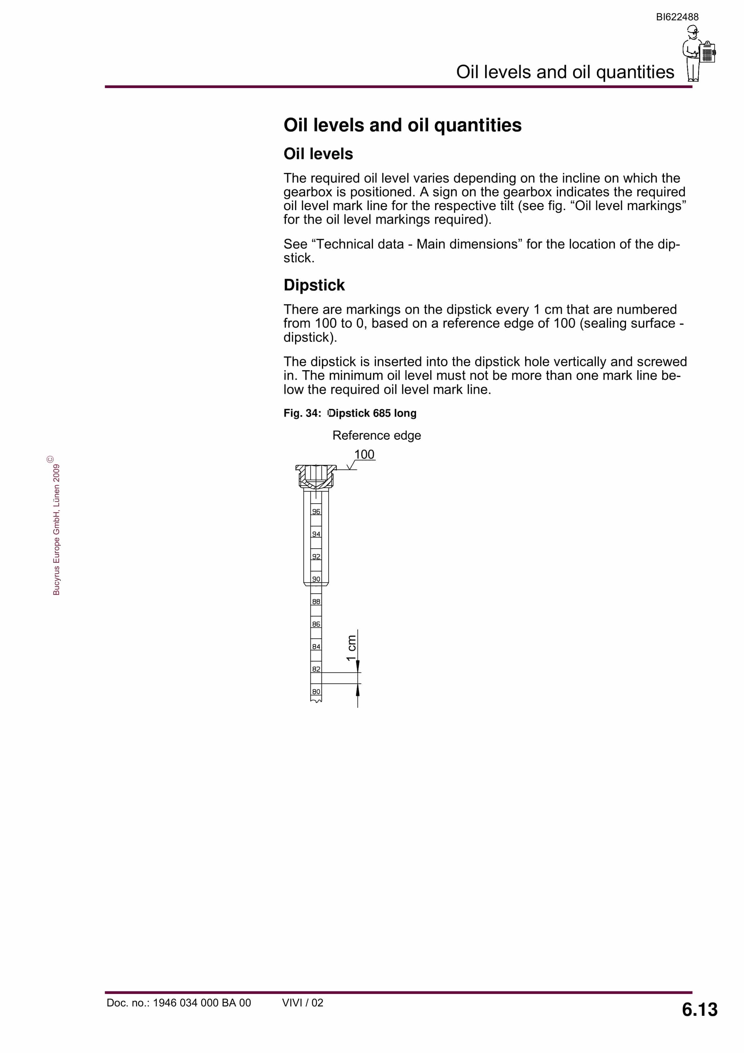 Bucyrus Gearbox P-45 UEL-R Operating Manual BI622488-5